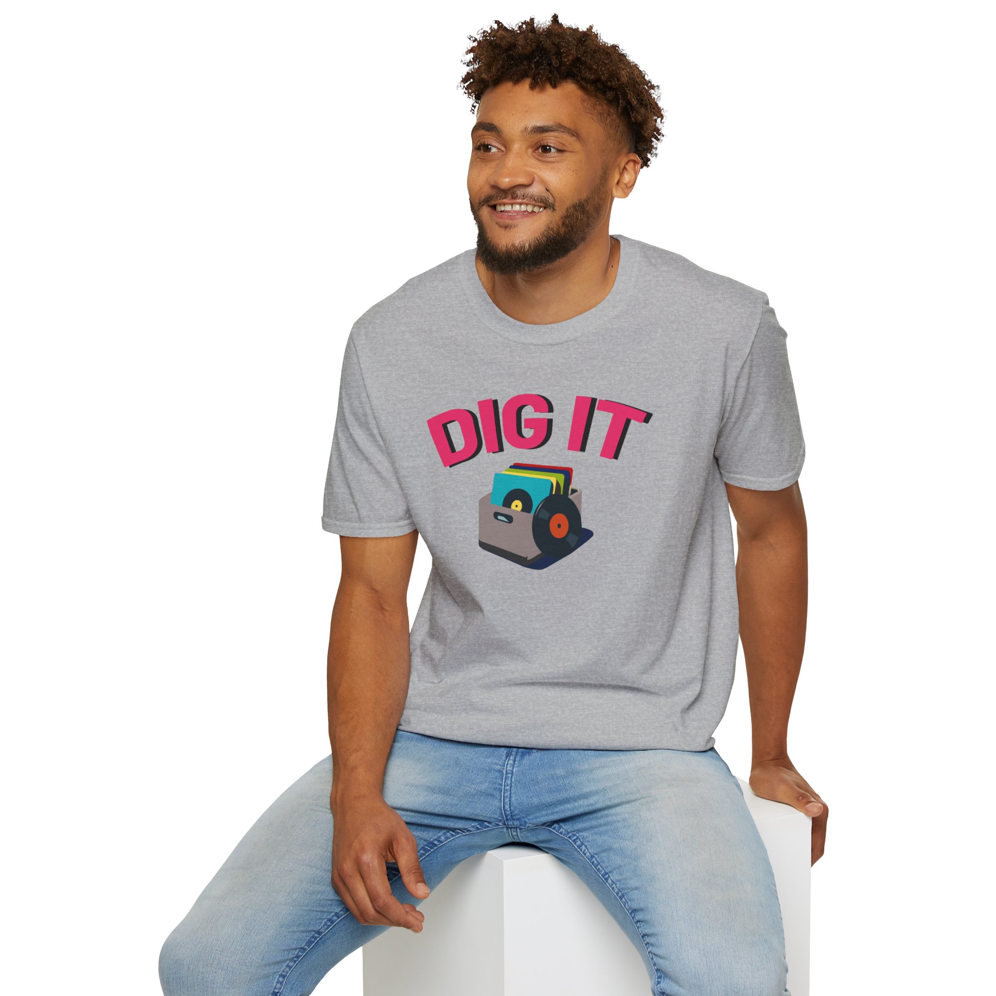 Dig It T-Shirt — Retro Excavator Graphic Tee - Image 44