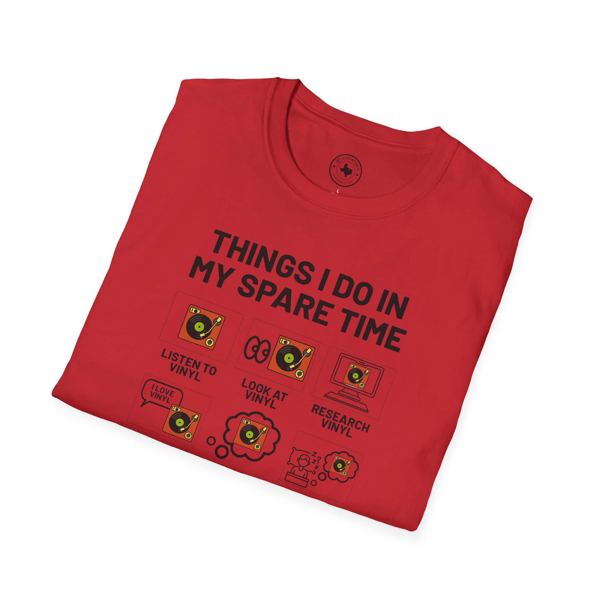 Things I Do In My Spare Time T-Shirt — Funny Hobbies Graphic Tee - Image 125