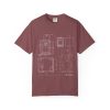 Blueprint Camera Unisex T-Shirt, Casual Wear, Artist Gift, Photography Tee, Unique Apparel, Comfortable Style - Thumbnail Image 8