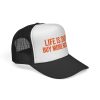 'Life is Short' Trucker Cap - Music Lover's Essential - Thumbnail Image 27