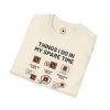 Things I Do In My Spare Time T-Shirt — Funny Hobbies Graphic Tee - Thumbnail Image 48