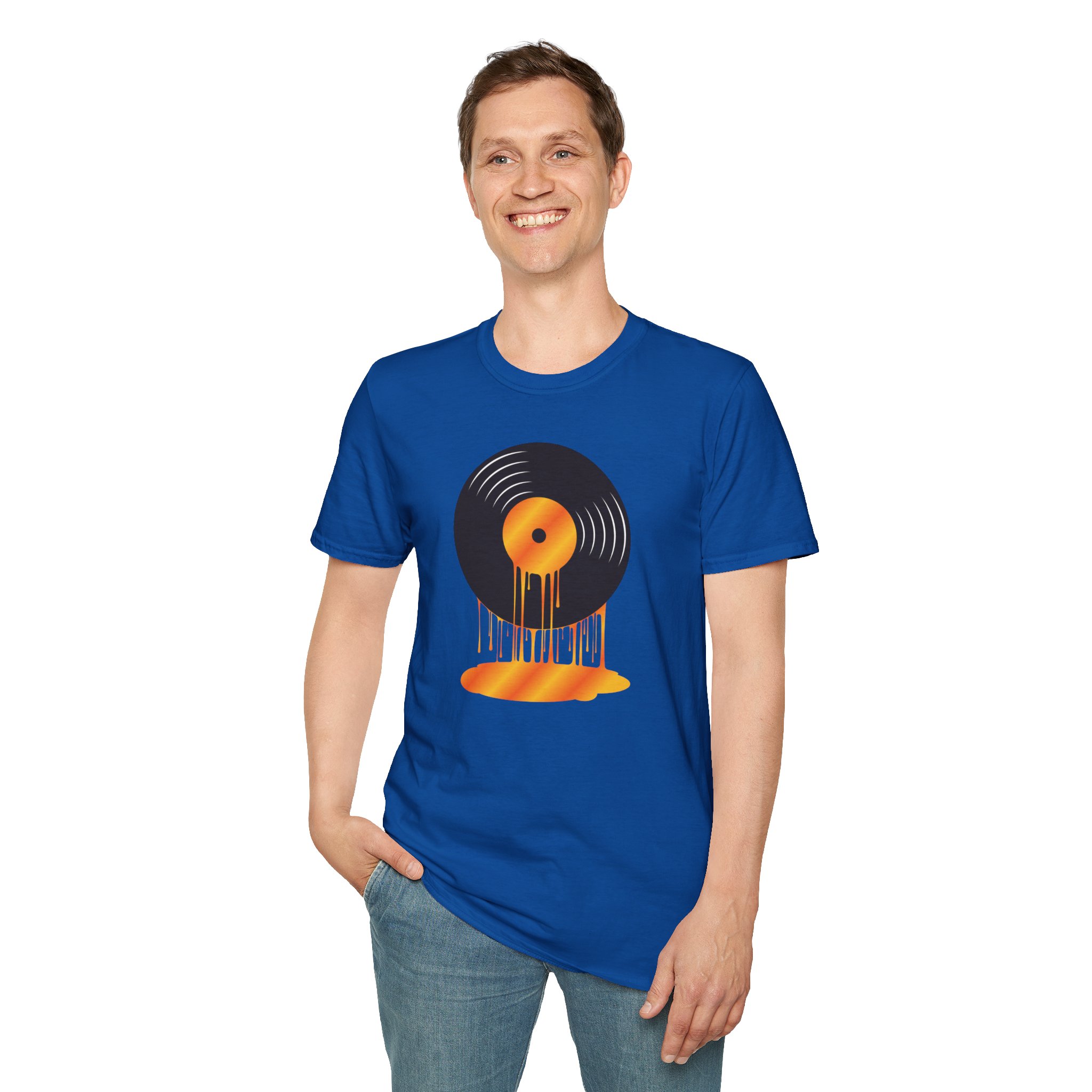 Melting Vinyl Record T-Shirt – Retro Music Tee - Image 105