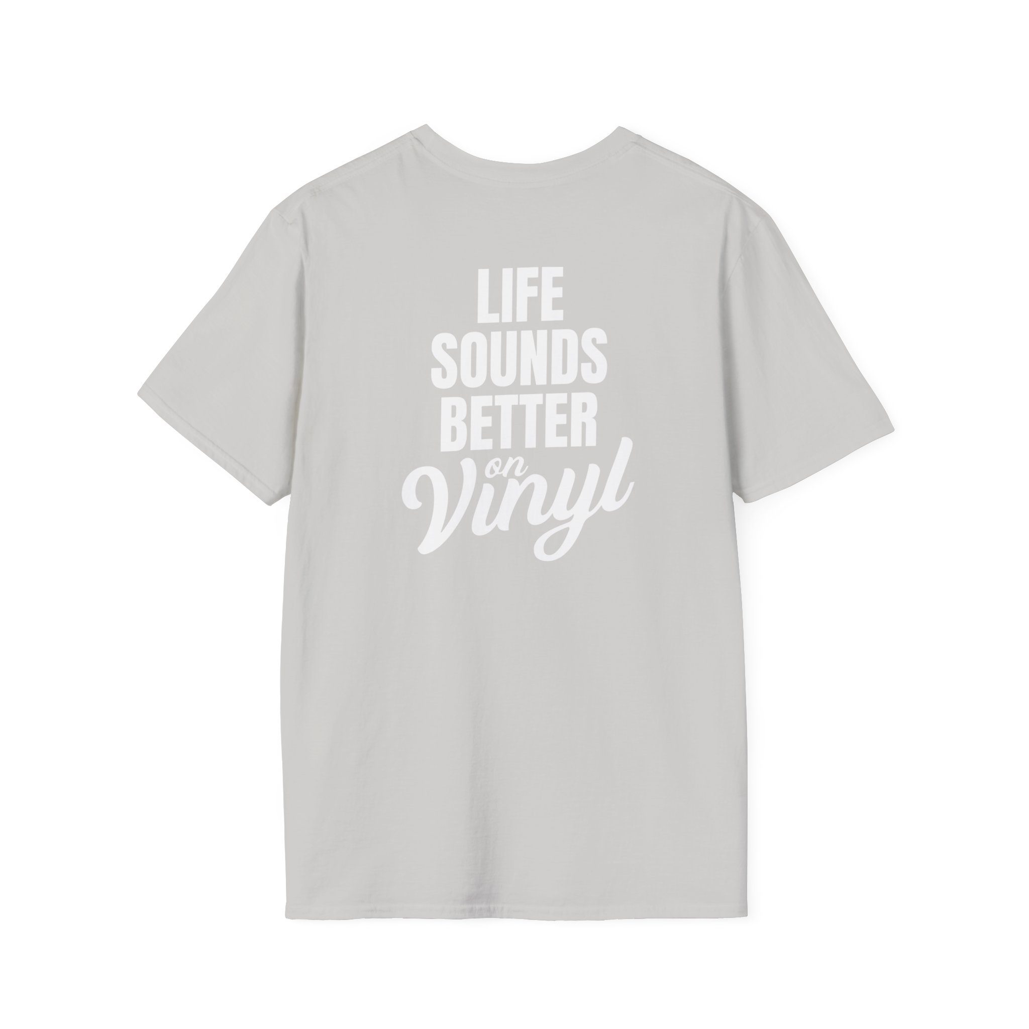 Vinyl Music Lover T-Shirt - Life Sounds Better on Vinyl - Image 8