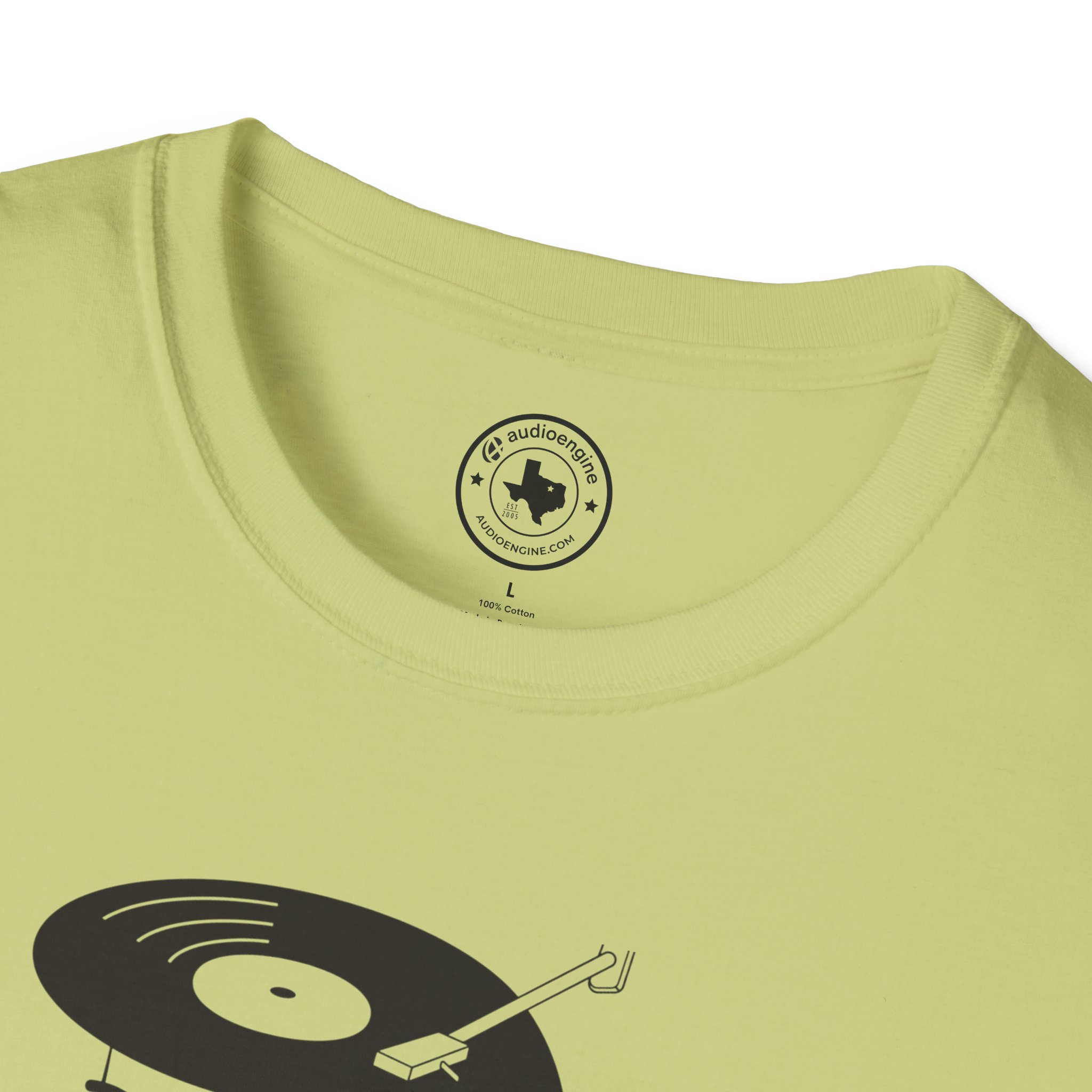 Retro Vinyl Head Illustration T-Shirt - Image 59