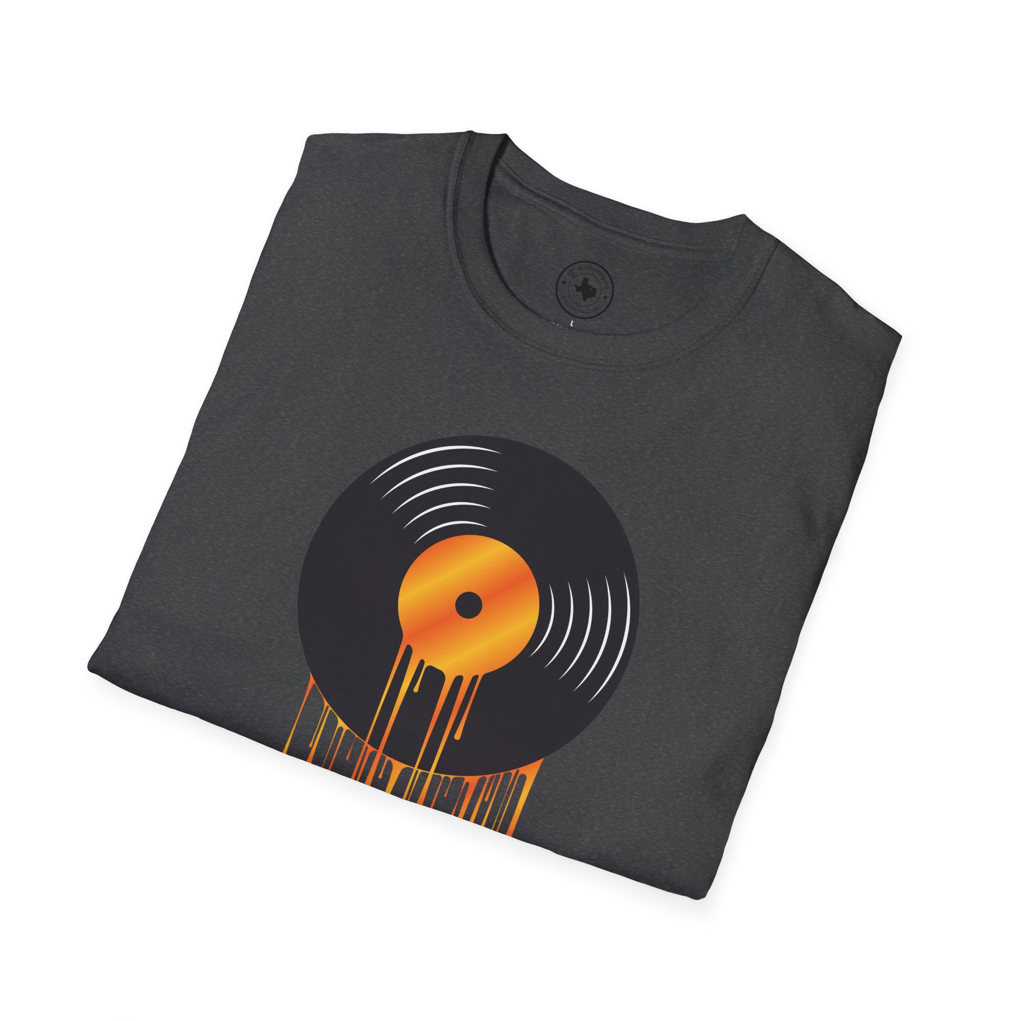 Melting Vinyl Record T-Shirt – Retro Music Tee - Image 76