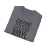 Vinyl Lover T-Shirt — "Caution! Can Talk About Vinyl For Hours" Music Tee - Thumbnail Image 64