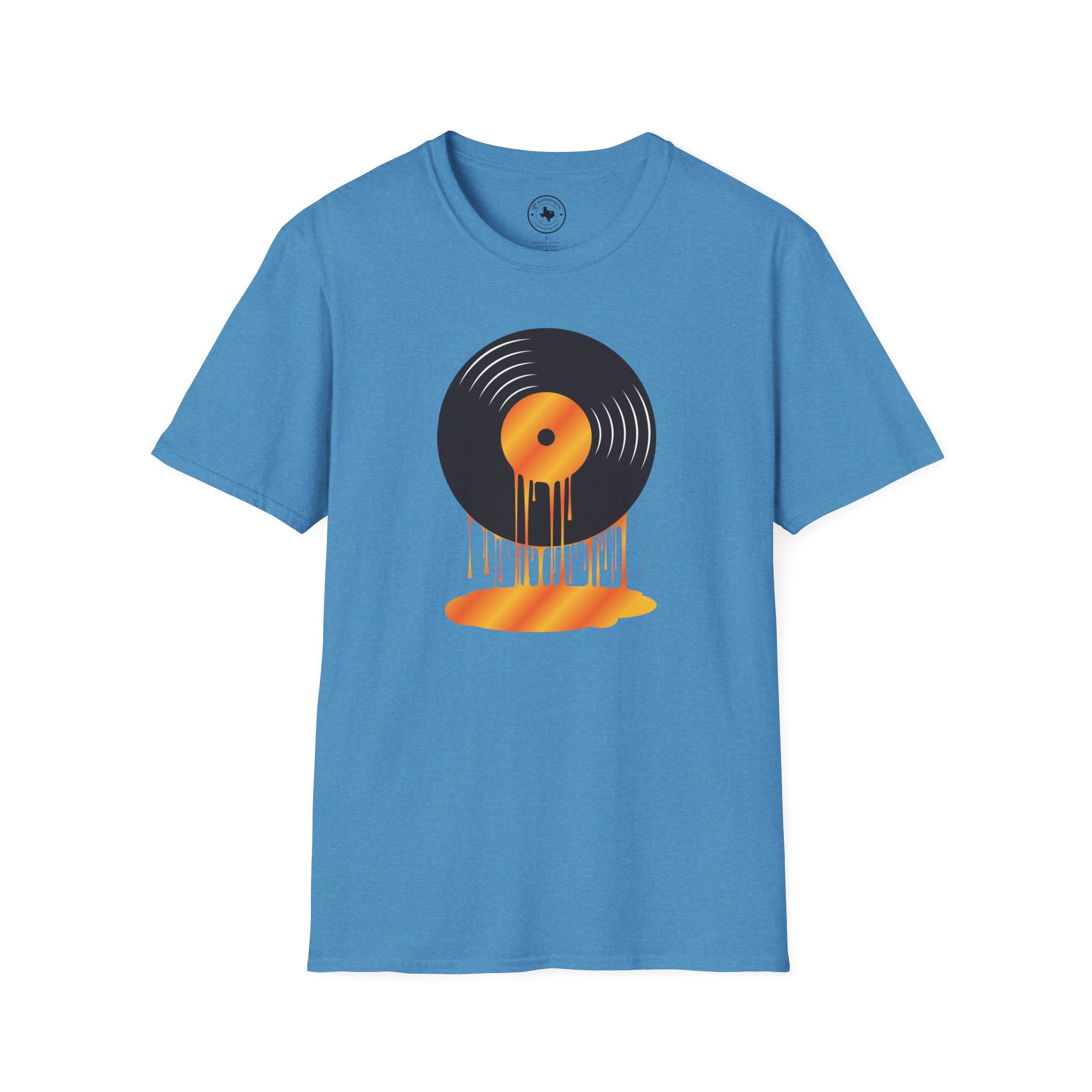 Melting Vinyl Record T-Shirt – Retro Music Tee - Image 64