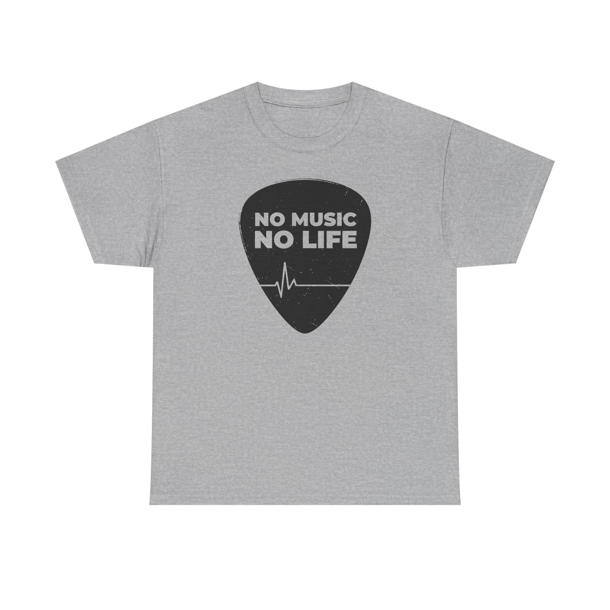 Music Lover Unisex Tee - "No Music No Life" Graphic T-Shirt - Image 13