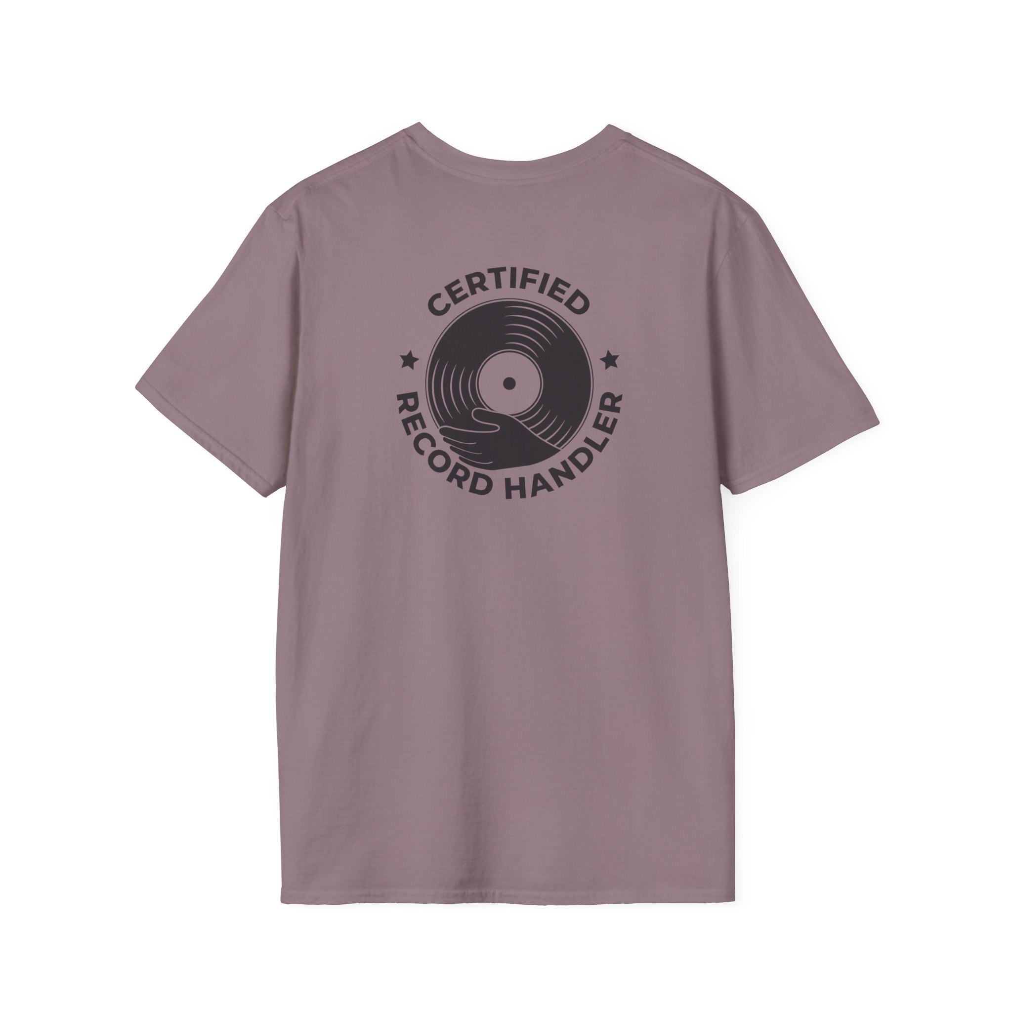 Certified Record Handler T-Shirt — Retro Vinyl DJ Tee - Image 80