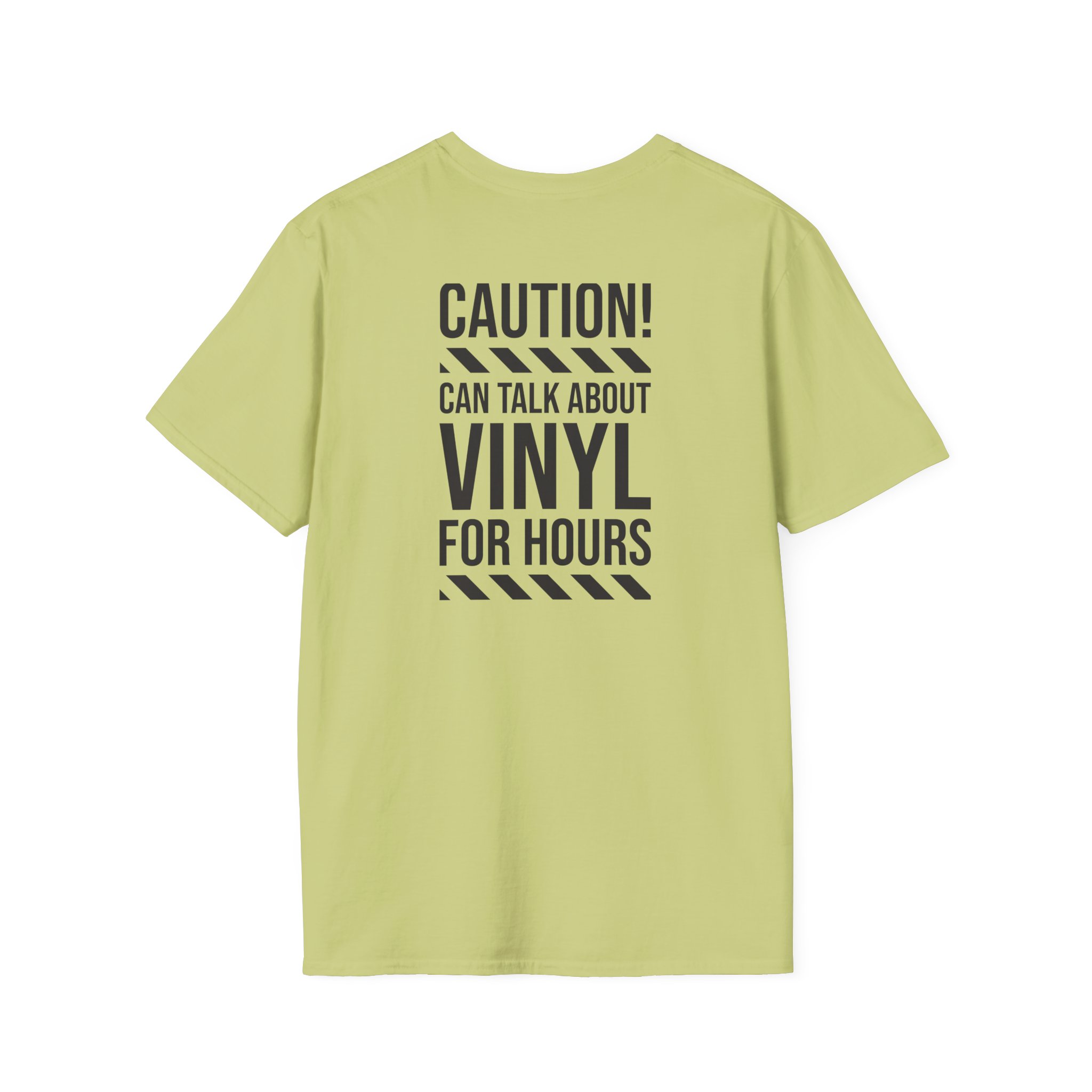 Vinyl Lover T-Shirt — "Caution! Can Talk About Vinyl For Hours" Graphic Tee - Image 44