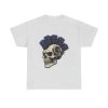 Skull Graffiti T-Shirt, Music Lover Tee, Festival Fashion Shirt, Unisex Graphic Tee, Edgy Streetwear Apparel - Thumbnail Image 5