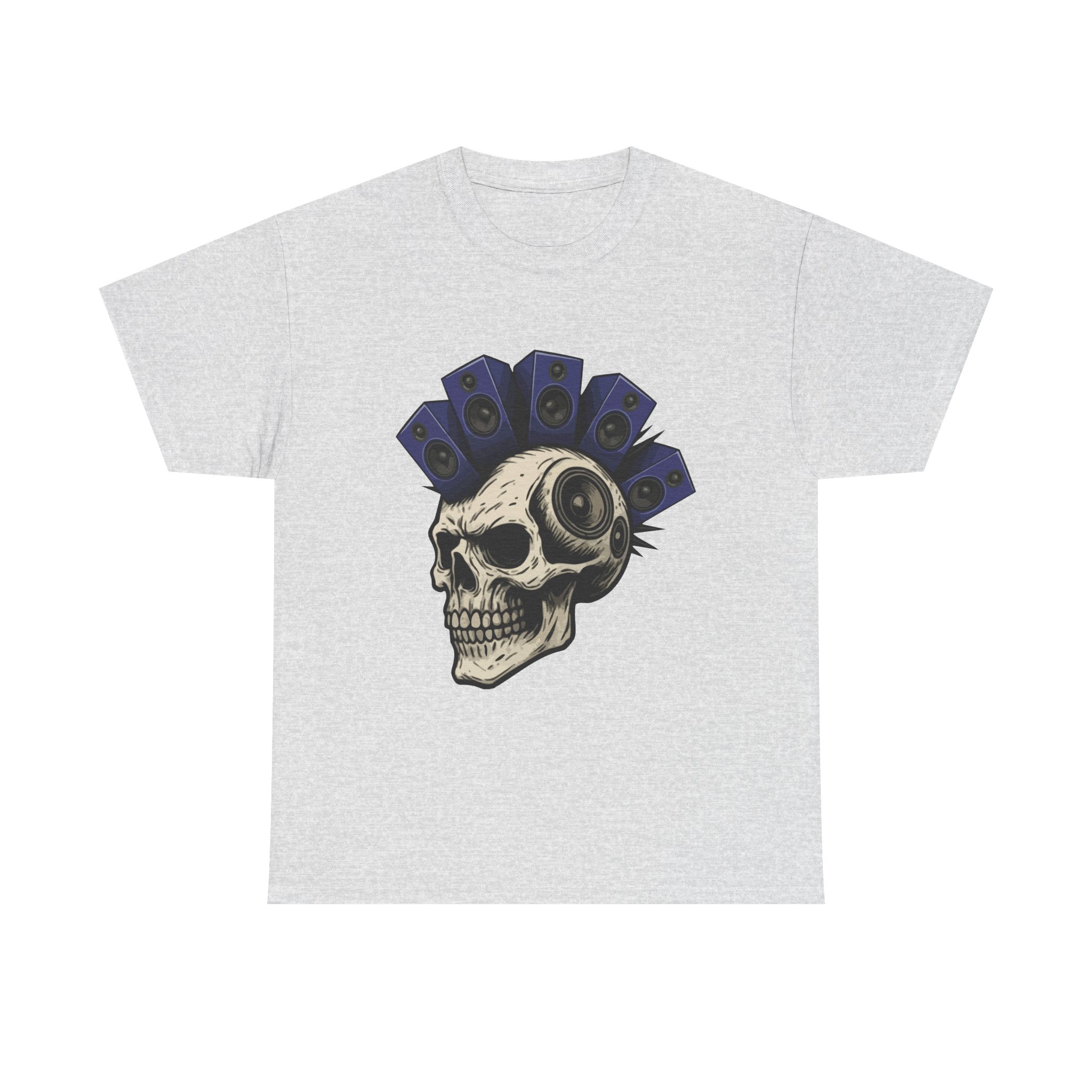 Skull Graffiti T-Shirt, Music Lover Tee, Festival Fashion Shirt, Unisex Graphic Tee, Edgy Streetwear Apparel - Image 5
