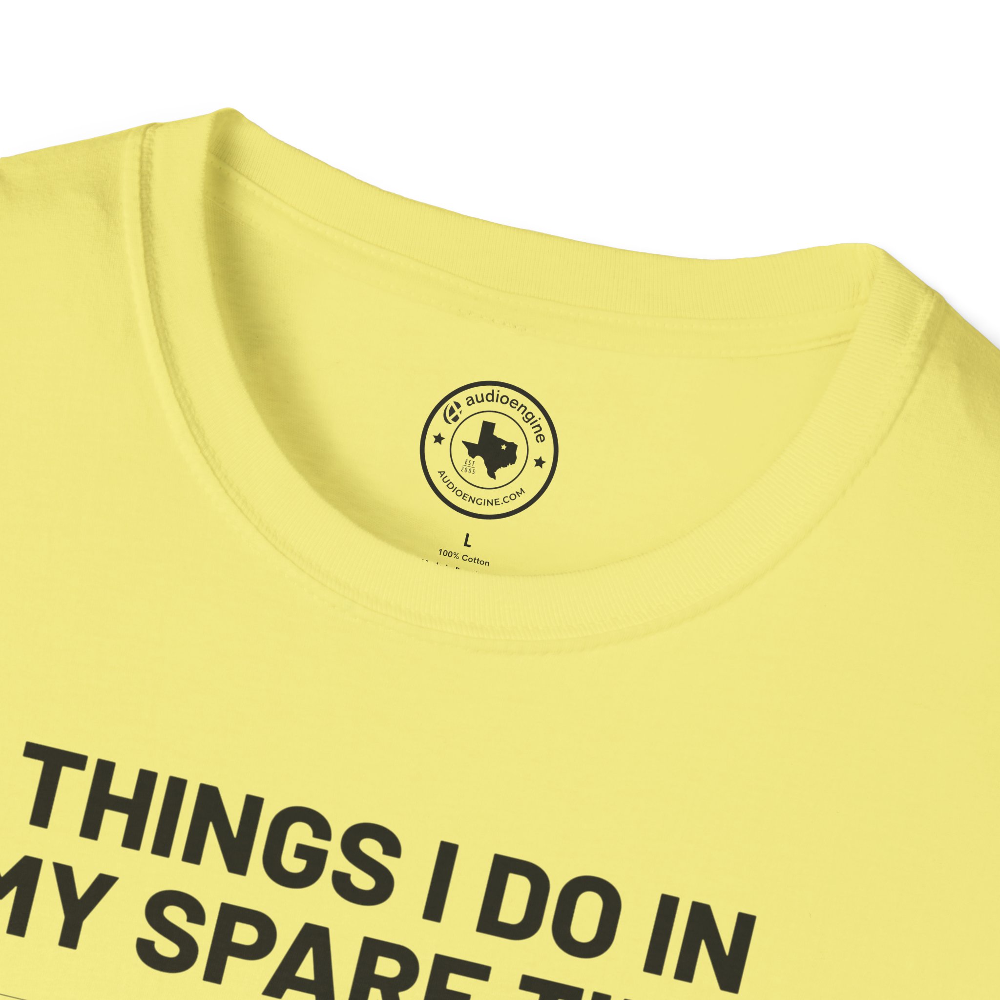 Things I Do In My Spare Time T-Shirt — Funny Hobbies Graphic Tee - Image 58