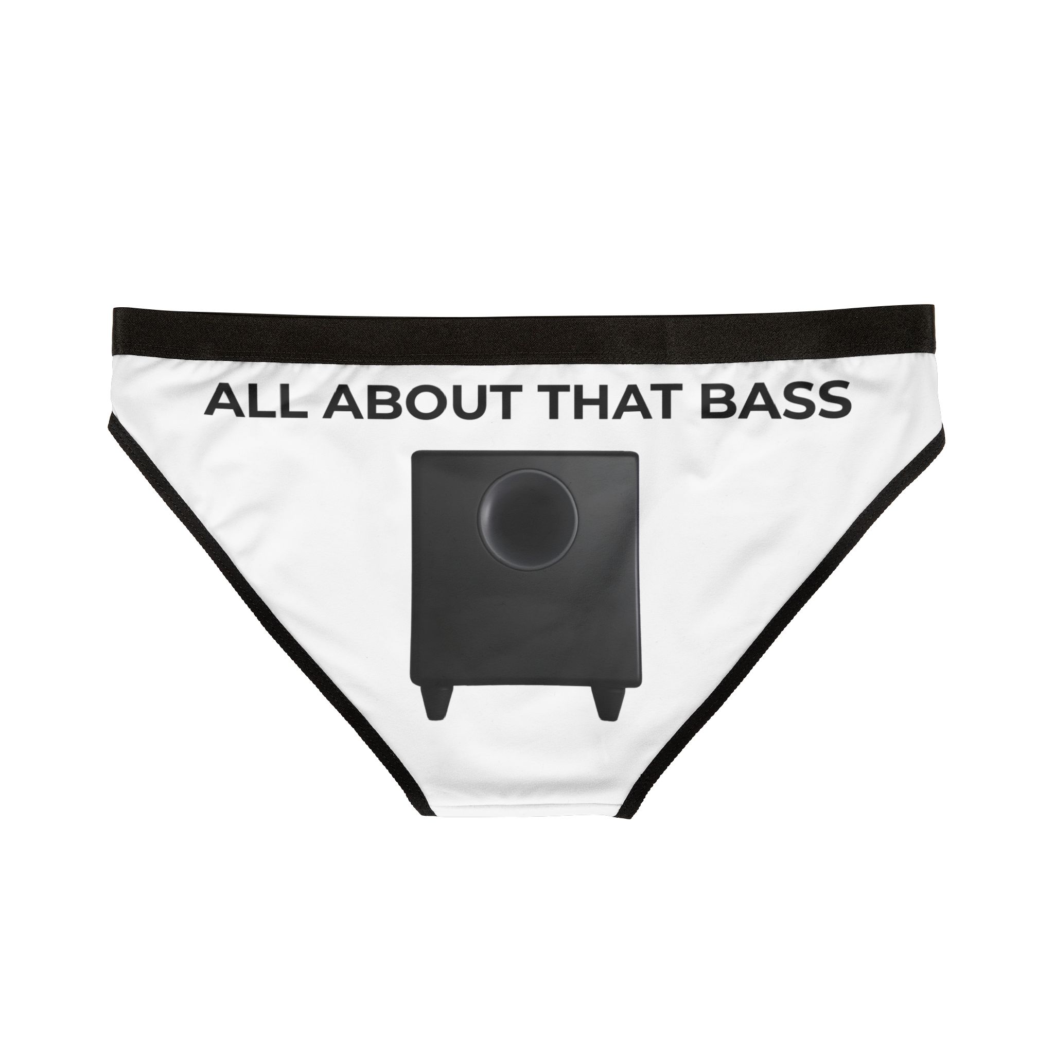 All About That Bass Bikini Briefs - Women’s Graphic Underwear - Image 3