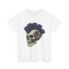 Skull Graffiti T-Shirt, Music Lover Tee, Festival Fashion Shirt, Unisex Graphic Tee, Edgy Streetwear Apparel - Thumbnail Image 3