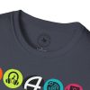 Music Icon Row T-Shirt — Colorful Band Equipment Graphic Tee - Thumbnail Image 93