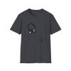 Music Lover Unisex Softstyle T-Shirt with Headphones Design - Thumbnail Image 57