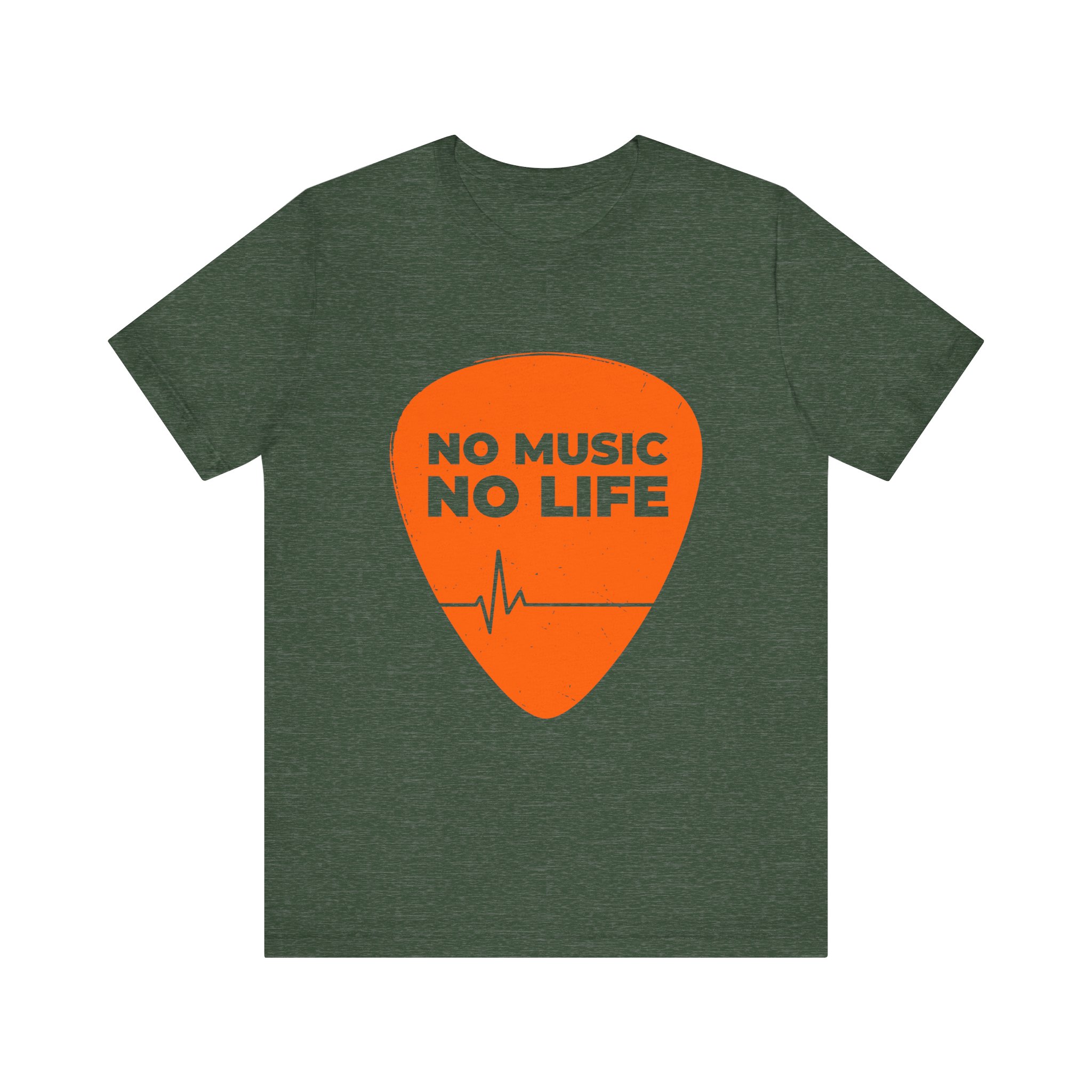 Music Lover's Short Sleeve Tee, "No Music No Life" Shirt, Gift for Musicians, Concert T-Shirt, Casual Music Apparel - Image 17