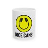Funny Ceramic Mug - 'Nice Cans' Design - Perfect Gift for Music Lovers - Thumbnail Image 1