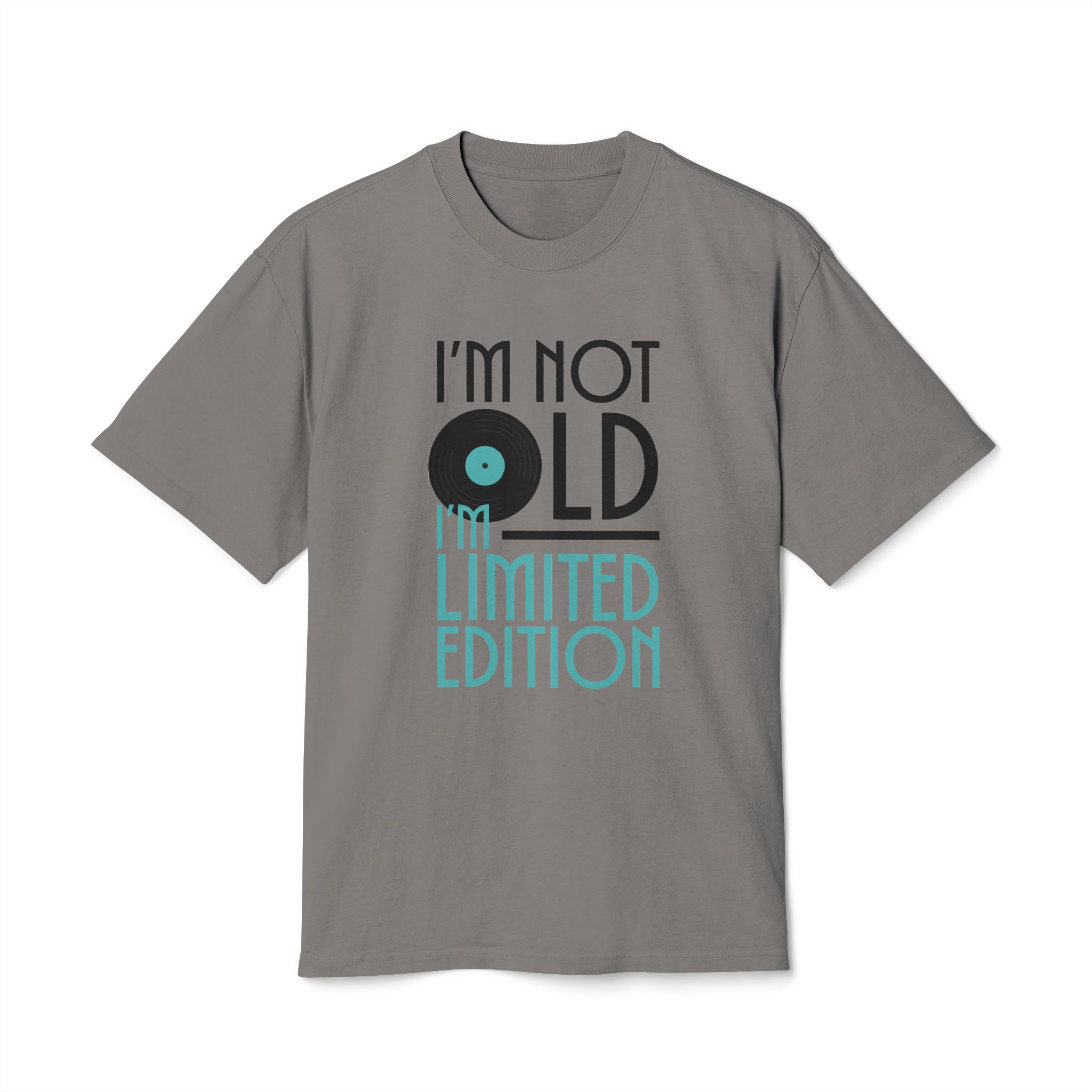 Vintage Vinyl-Inspired Unisex Heavy Faded Tee: 'I'm Not Old, I'm Limited Edition' - Image 13