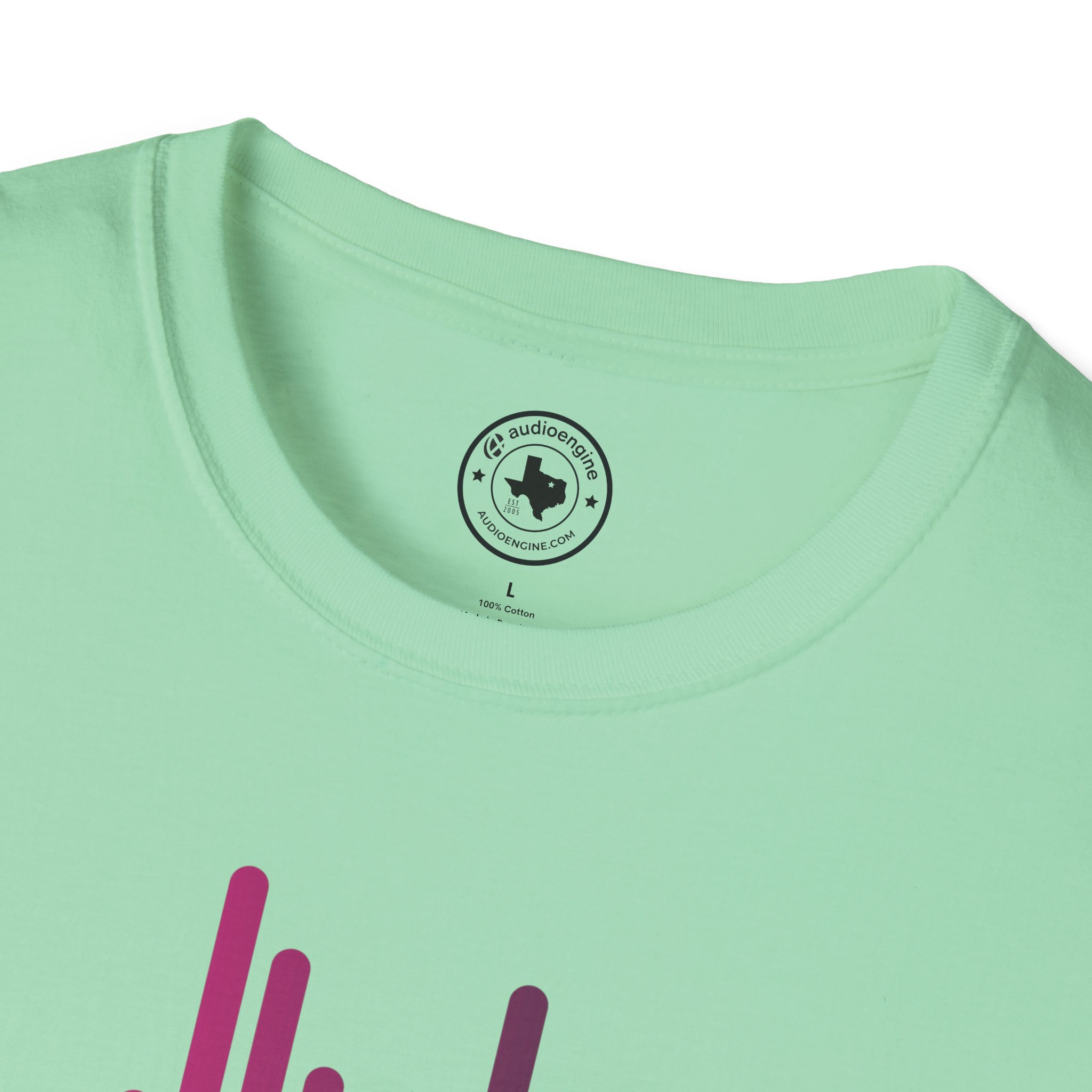 Audio Waveform Graphic Tee — Gradient Soundwave T-Shirt - Image 99