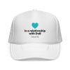 Trucker Cap – "In a Relationship with DnB Since '05" Retro Drum & Bass Hat - Thumbnail Image 1