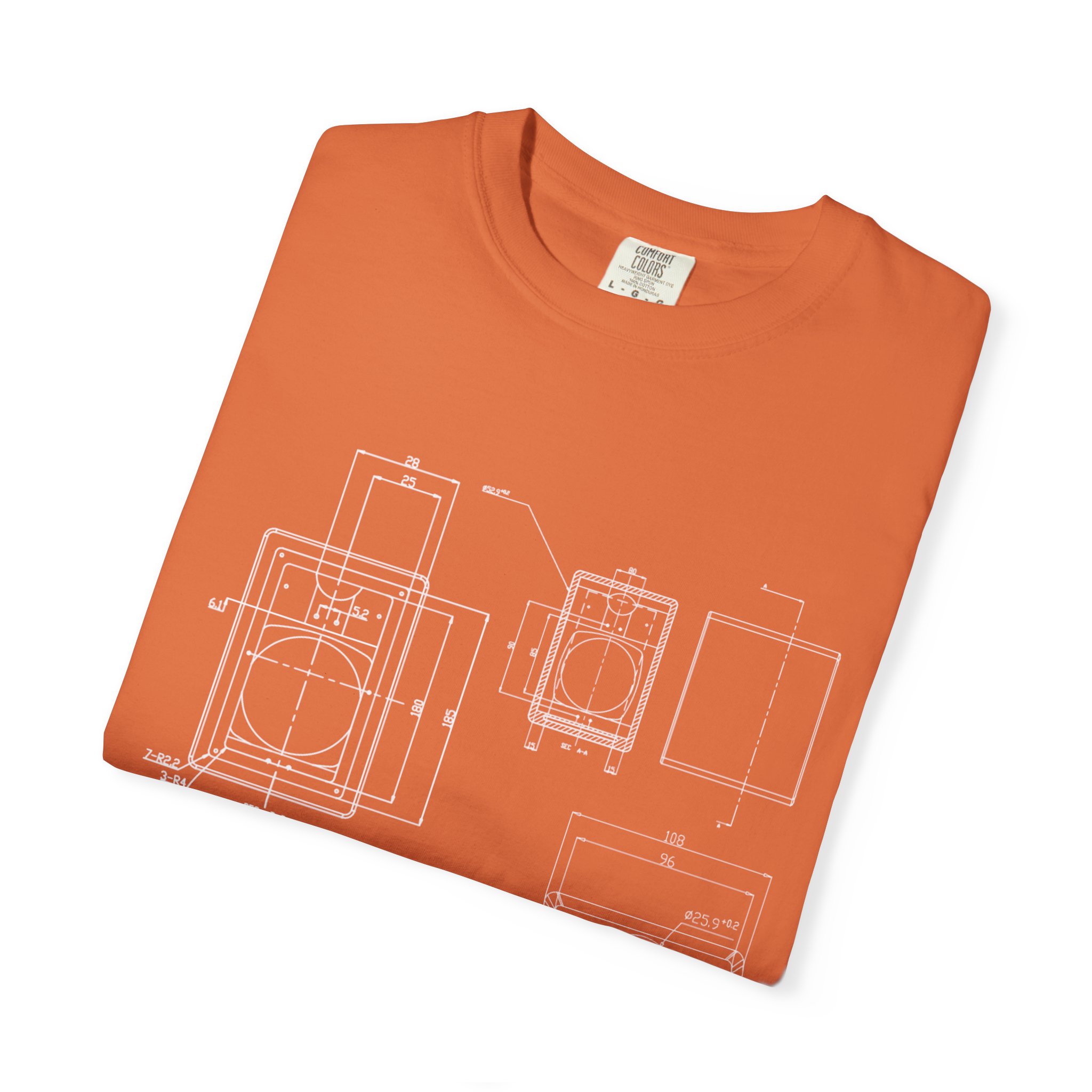 Blueprint Camera Unisex T-Shirt, Casual Wear, Artist Gift, Photography Tee, Unique Apparel, Comfortable Style - Image 40