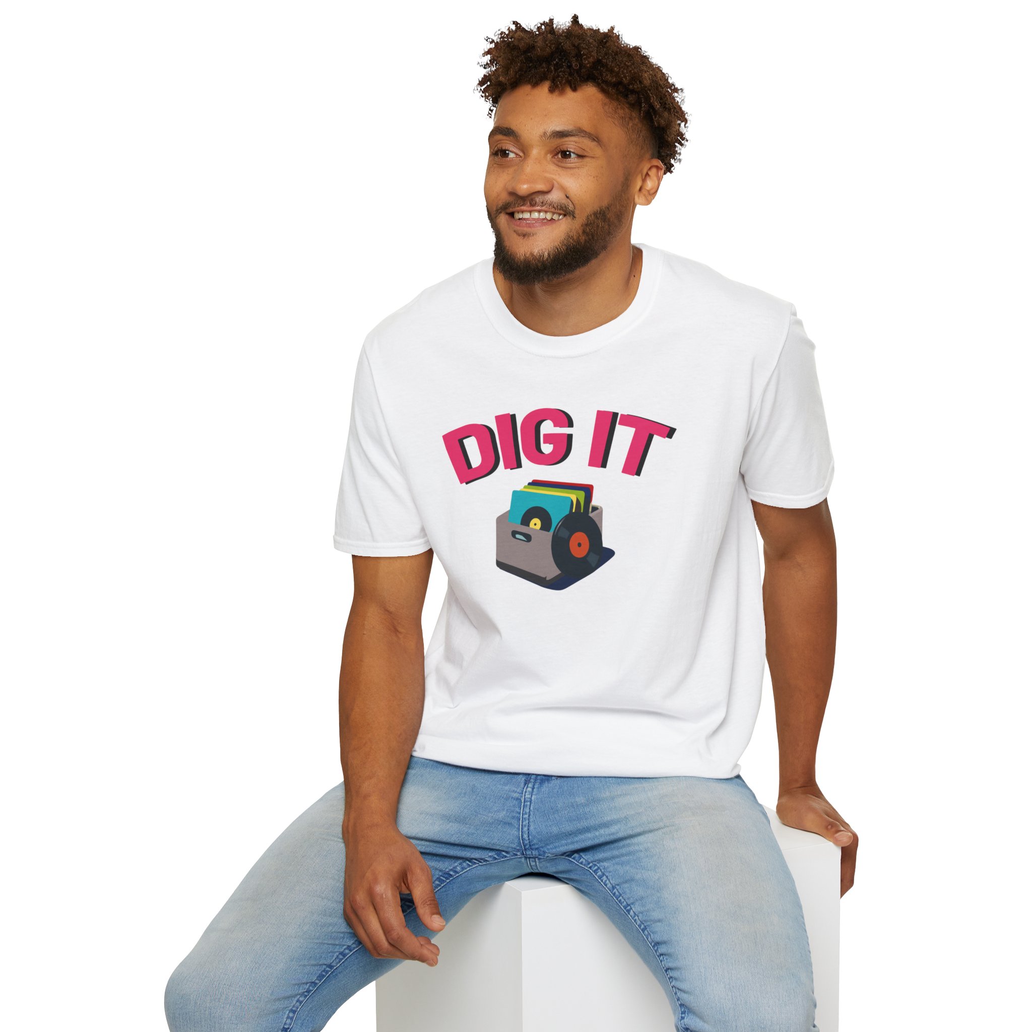 Dig It T-Shirt — Retro Excavator Graphic Tee - Image 17