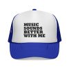 Music Vibe Trucker Cap - "Music Sounds Better With Me" - Thumbnail Image 1