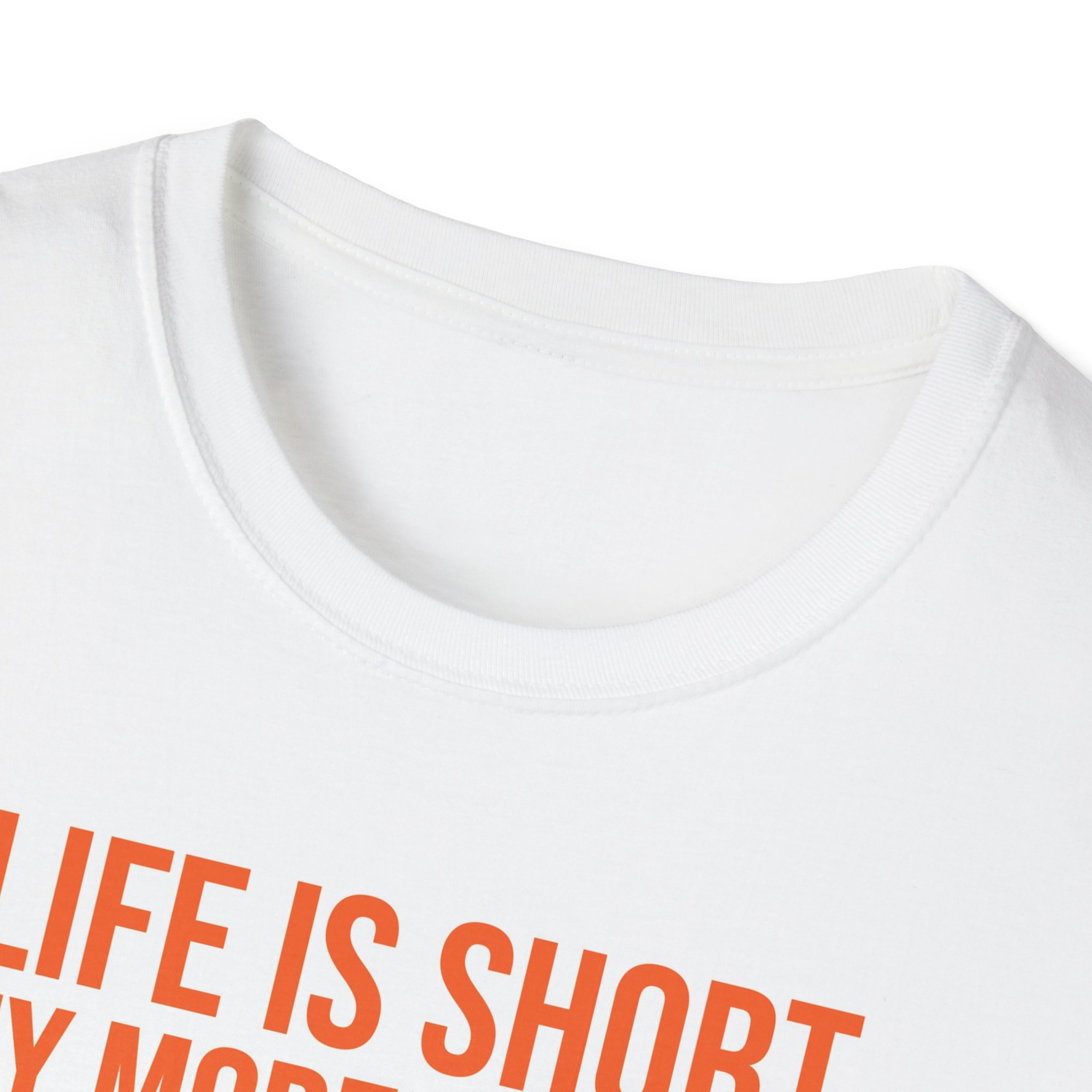 Life is Short Buy More Records T-Shirt - Image 4