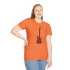 Electric Guitar Graphic T-Shirt — Red Psychedelic Music Tee - Thumbnail Image 23
