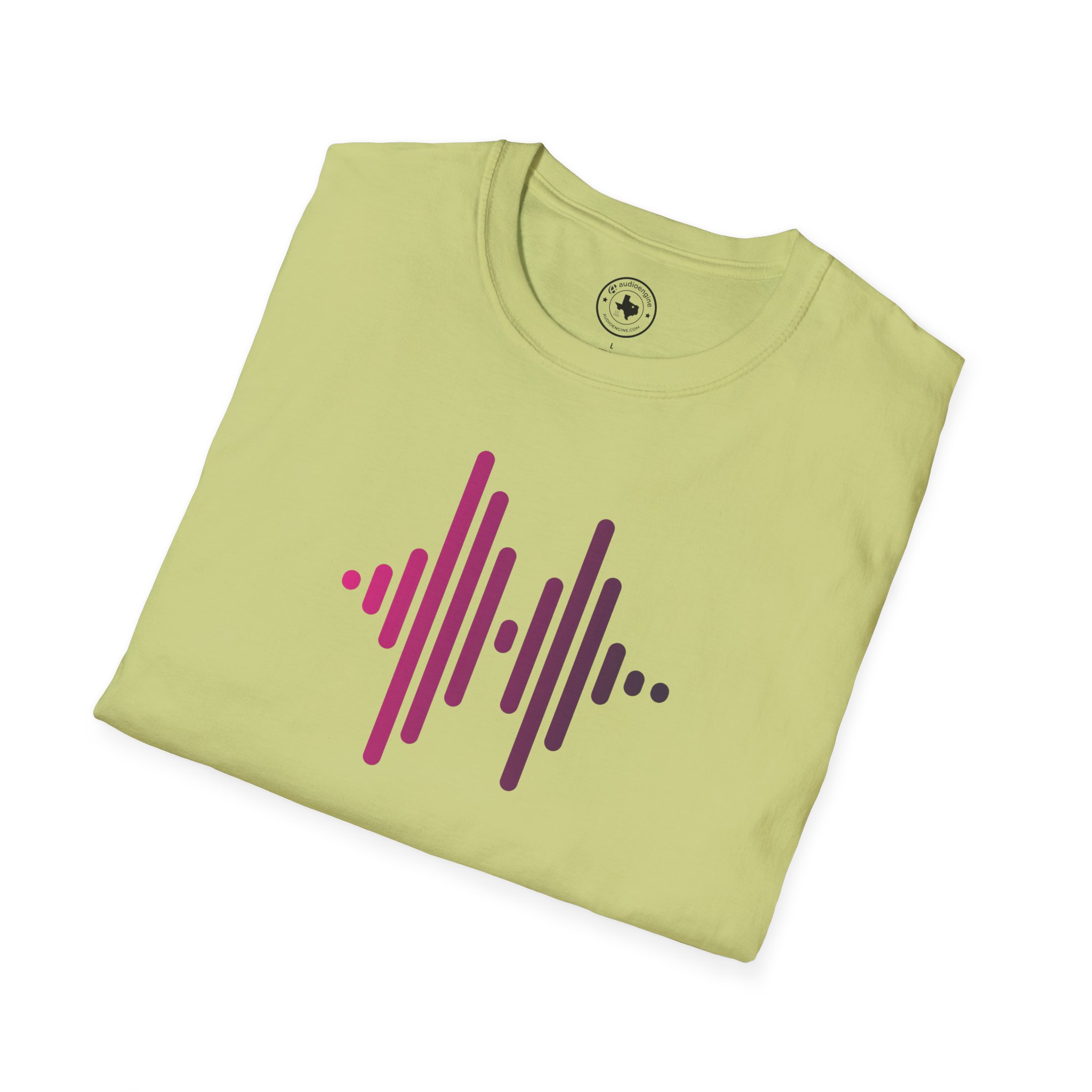 Audio Waveform Graphic Tee — Gradient Soundwave T-Shirt - Image 68