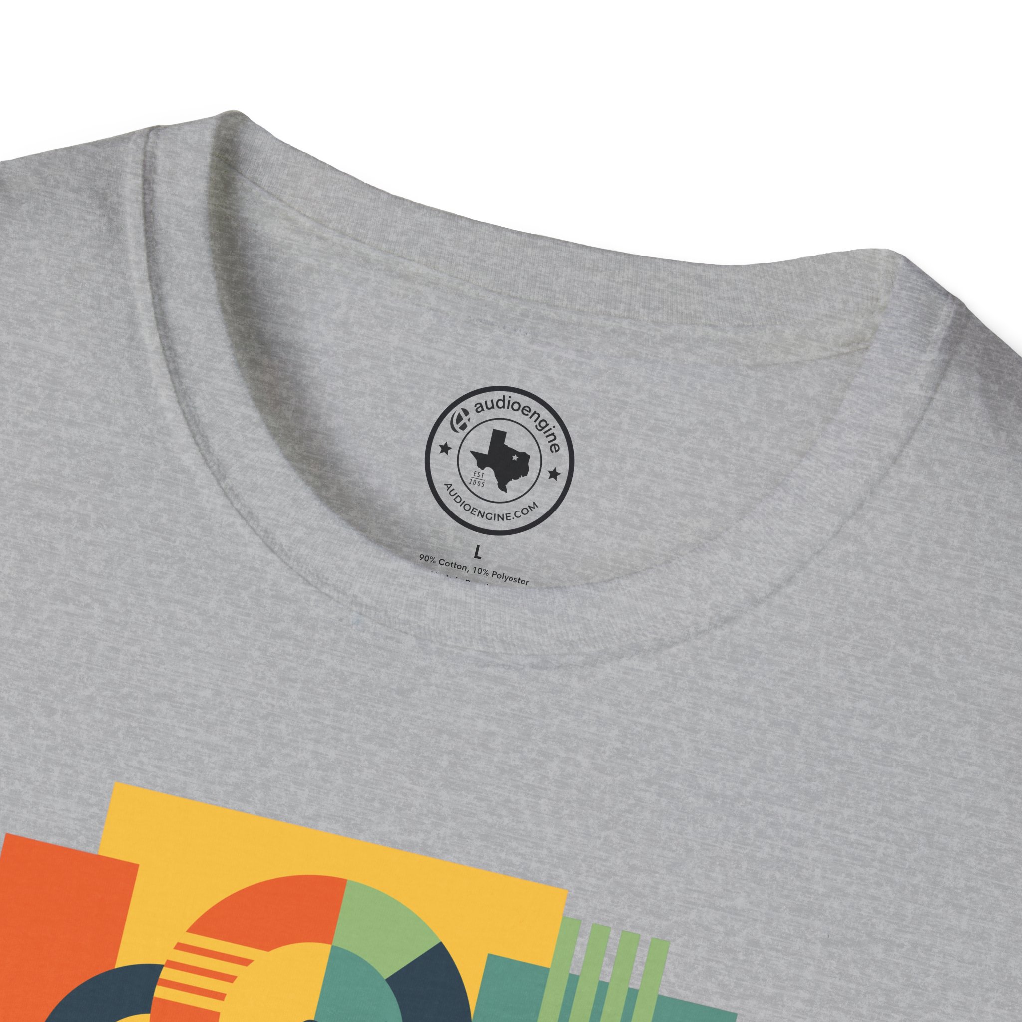 Retro Geometric Vinyl Record T-Shirt — Vintage Music Graphic Tee - Image 43
