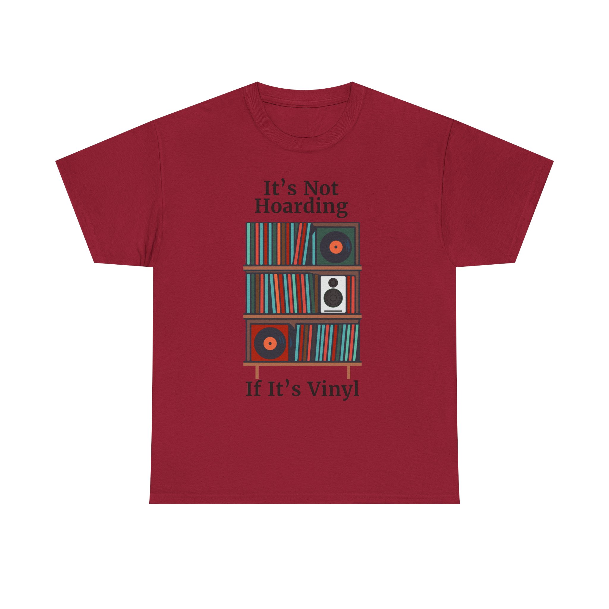 Vinyl Lover's Tee, Music Enthusiast Shirt, Record Collector Gift, Unique Vinyl Print T-Shirt, It's Not Hoarding If It's Vinyl - Image 45