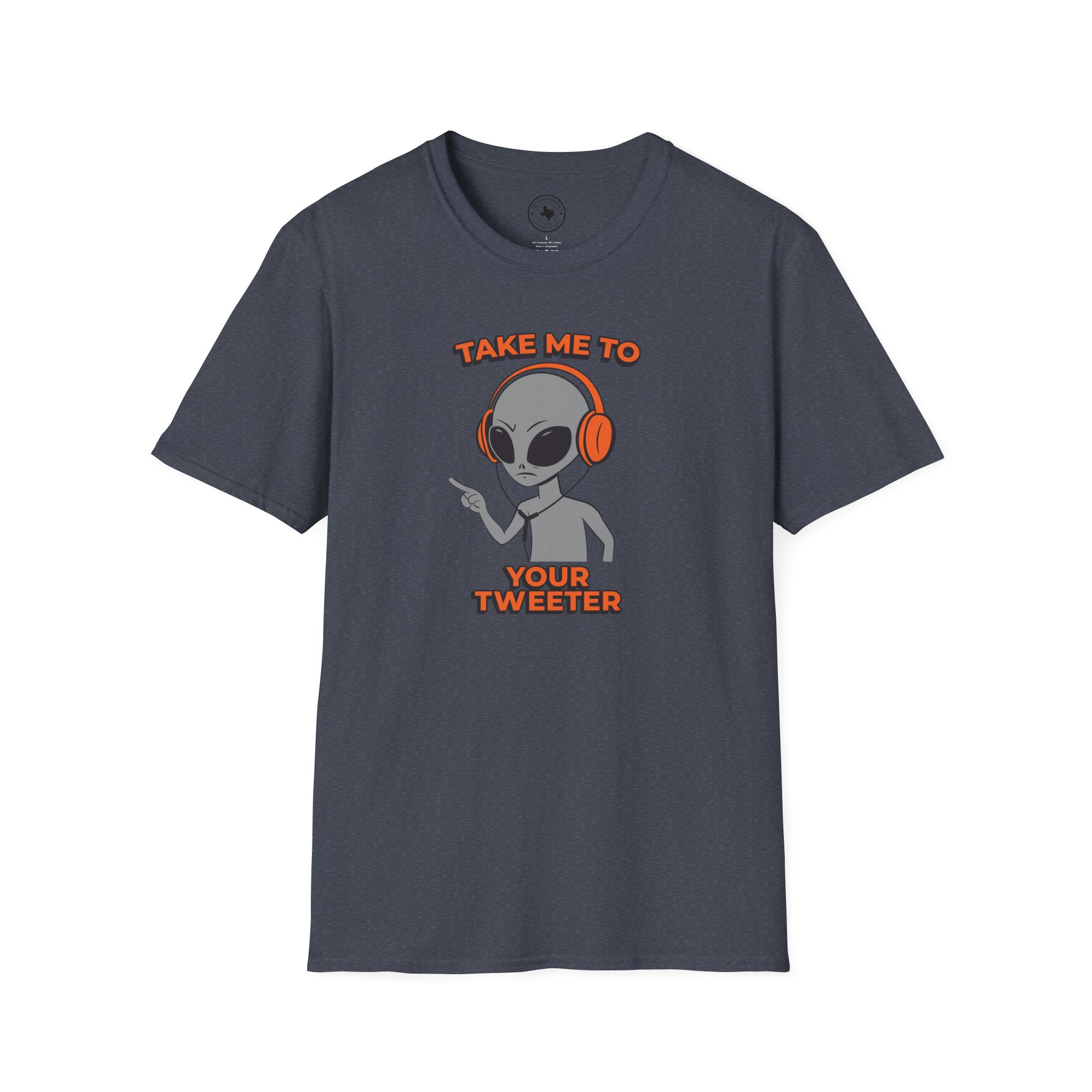 Alien DJ T-Shirt — "Take Me To Your Tweeter" Graphic Tee - Image 73