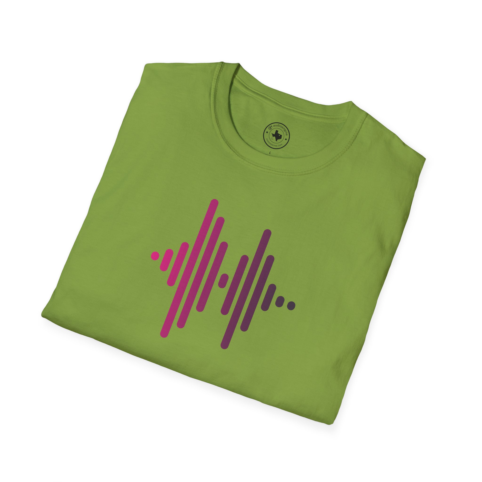 Audio Waveform Graphic Tee — Gradient Soundwave T-Shirt - Image 92