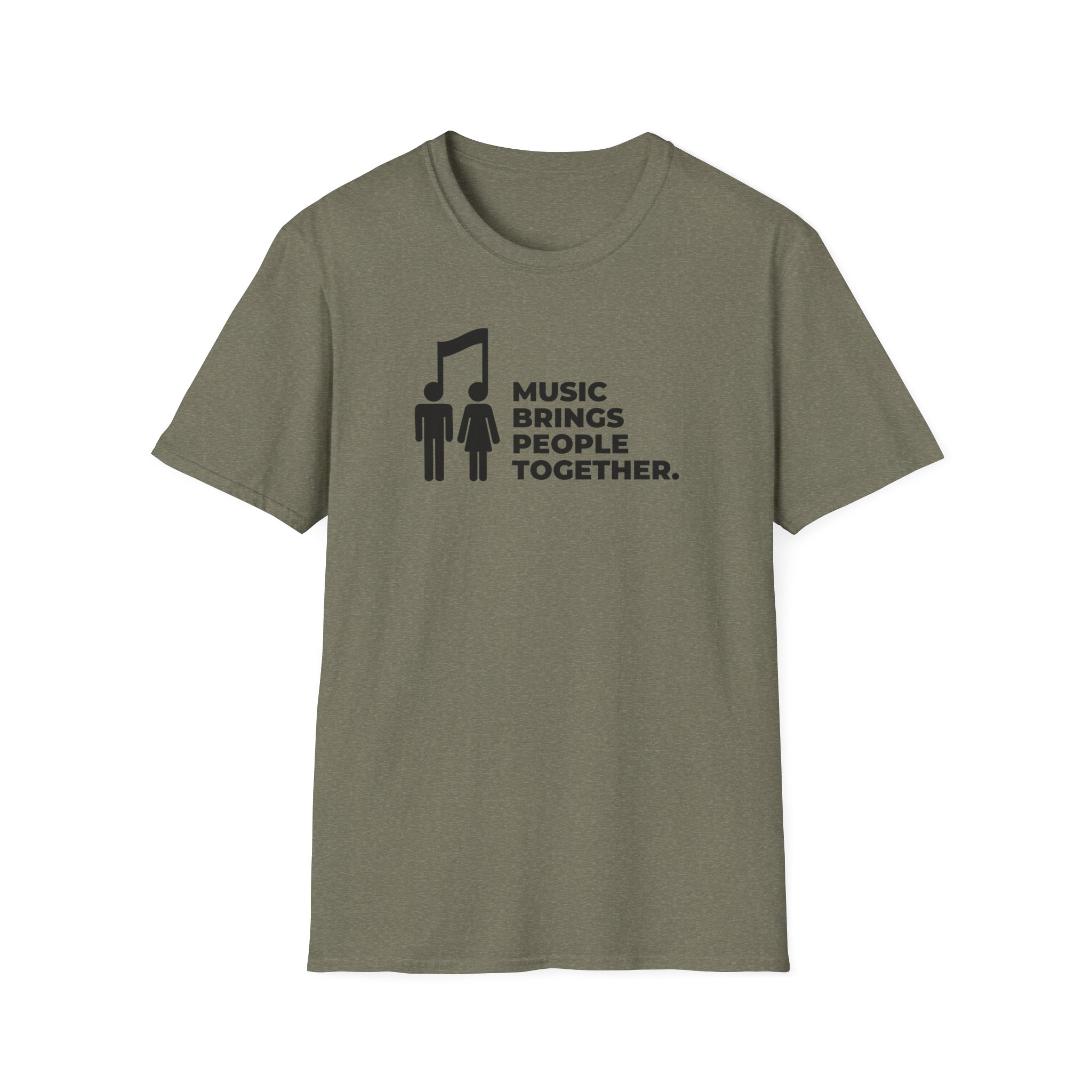 Music Brings People Together Unisex Softstyle T-Shirt - Image 21