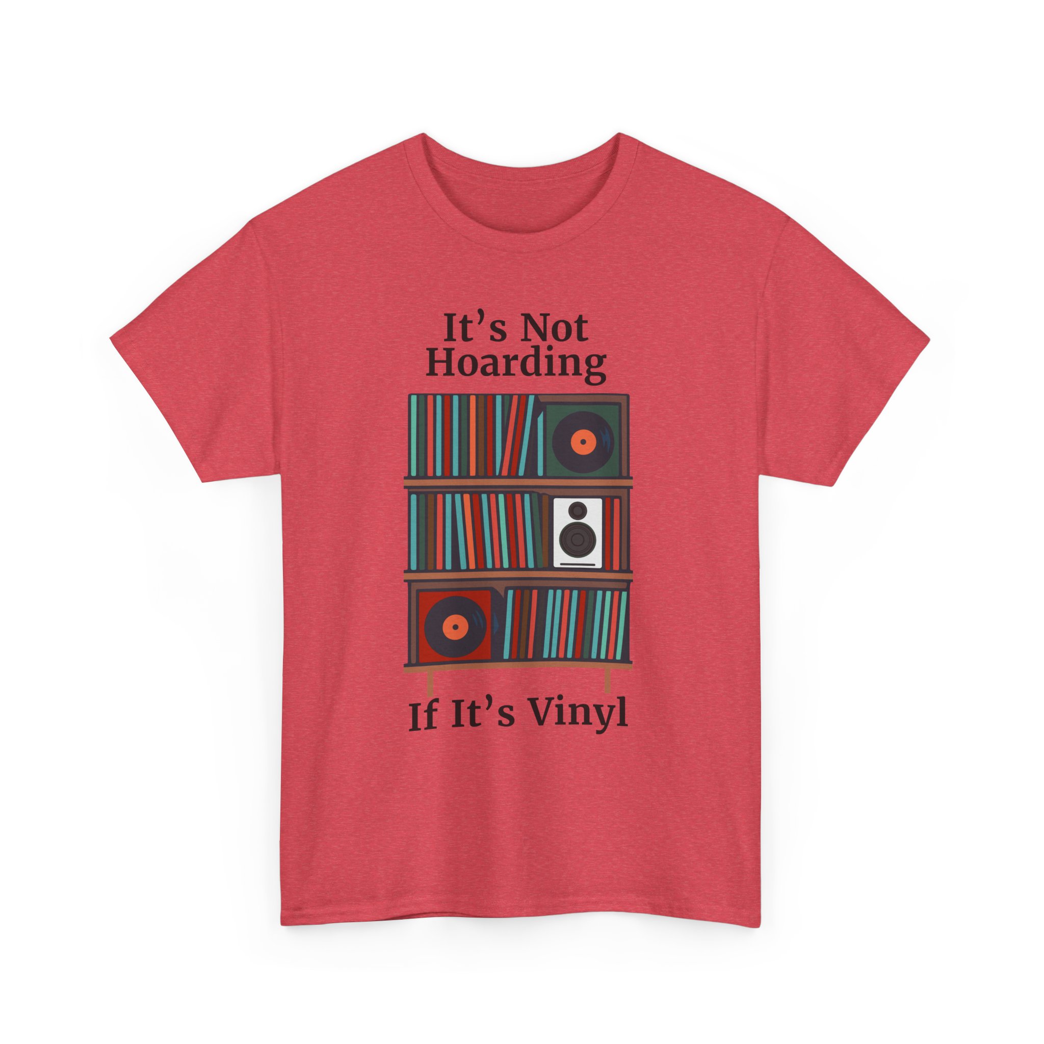 Vinyl Lover's Tee, Music Enthusiast Shirt, Record Collector Gift, Unique Vinyl Print T-Shirt, It's Not Hoarding If It's Vinyl - Image 43