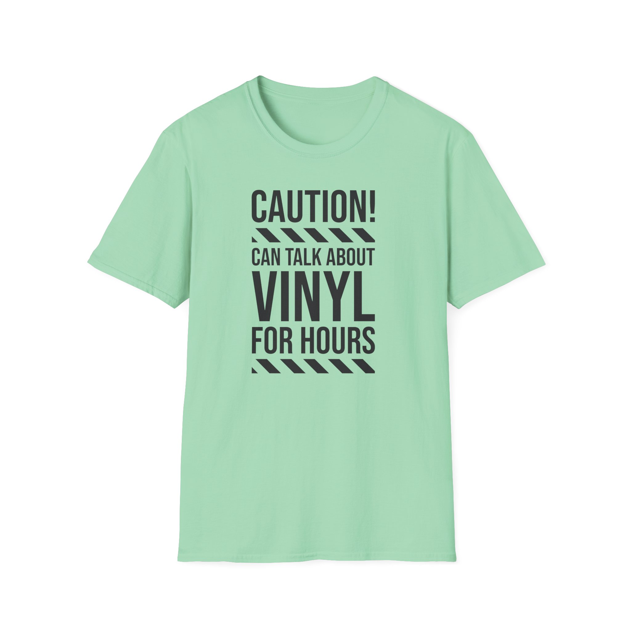Vinyl Lover T-Shirt — "Caution! Can Talk About Vinyl For Hours" Music Tee - Image 55