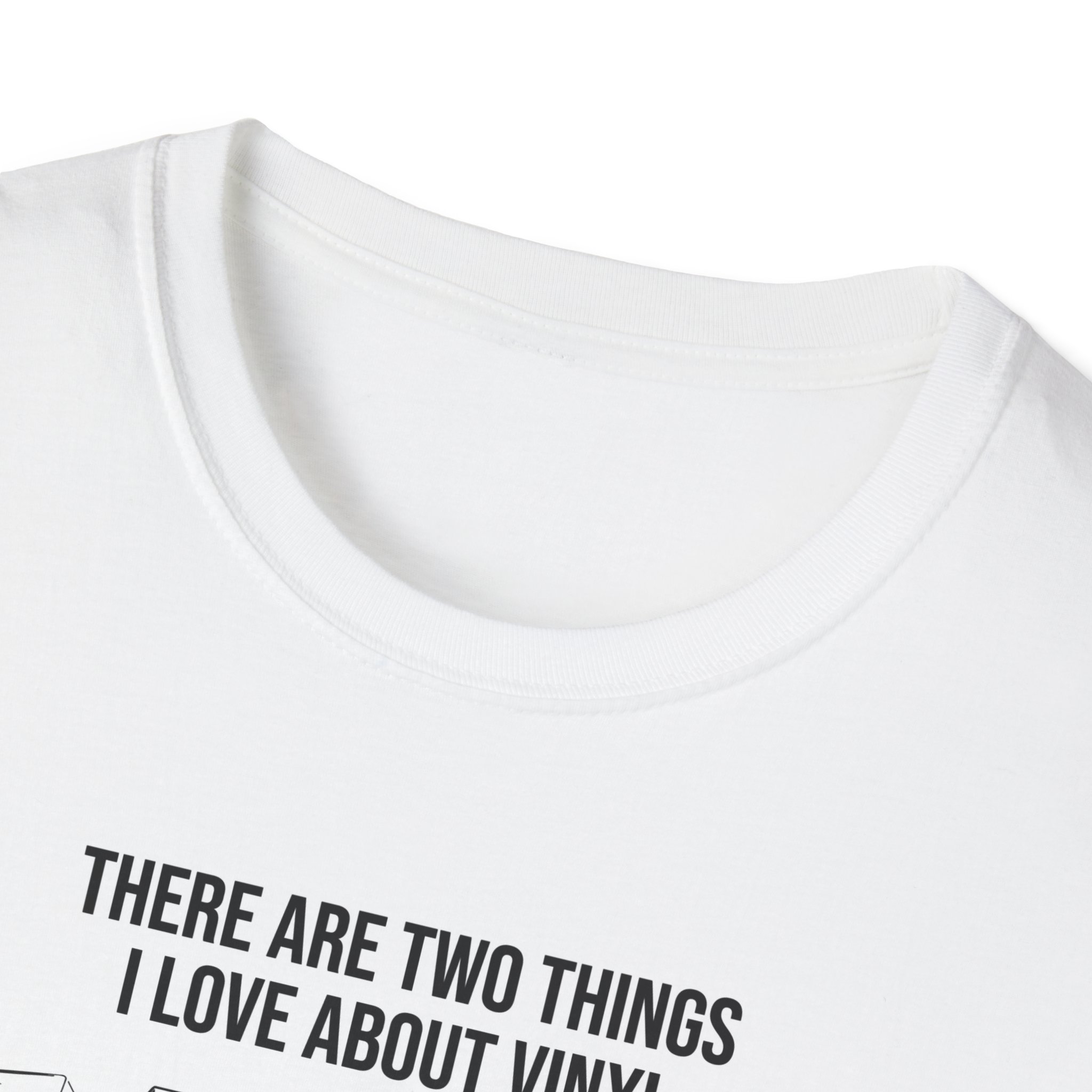 Vinyl Lover Unisex Softstyle T-Shirt - Music Junkie Tee - Image 3