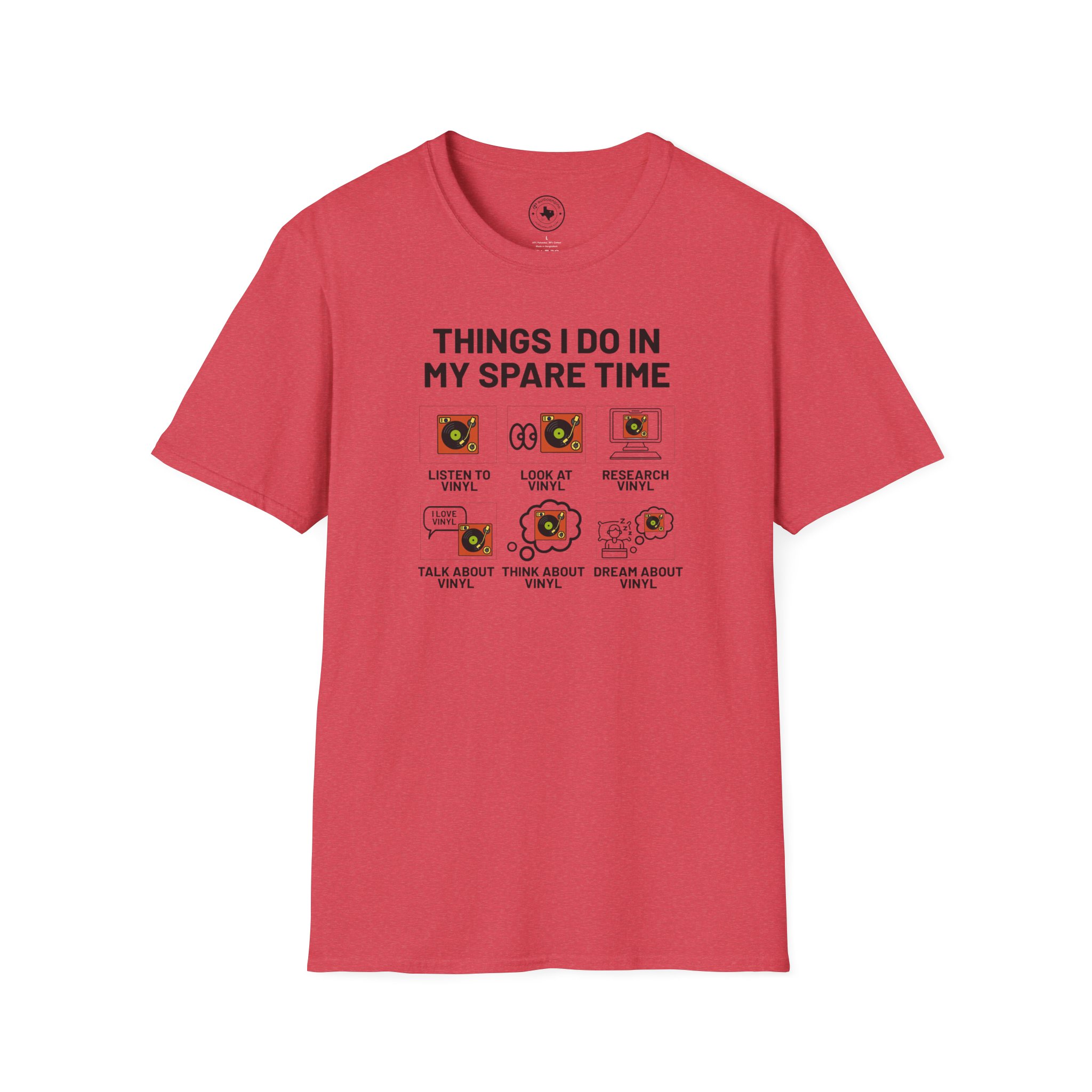 Things I Do In My Spare Time T-Shirt — Funny Hobbies Graphic Tee - Image 111