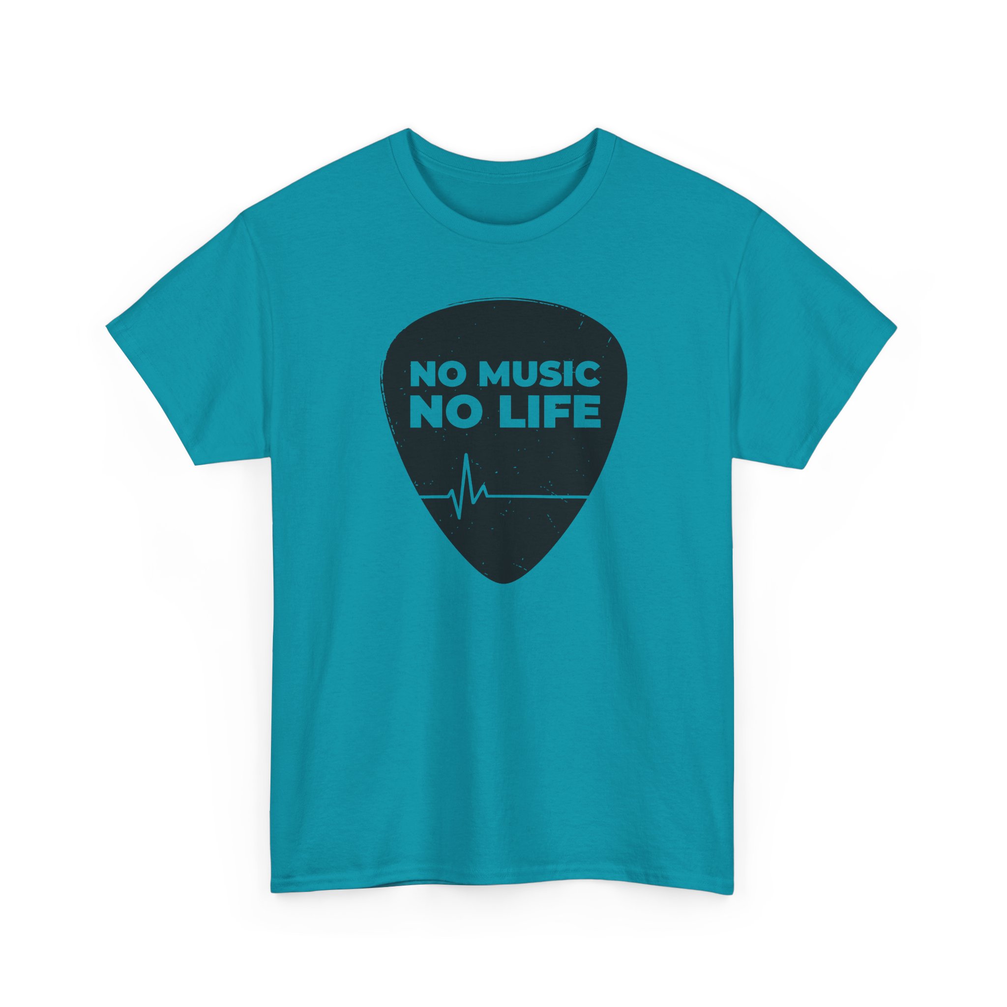 Music Lover Unisex Tee - "No Music No Life" Graphic T-Shirt - Image 39