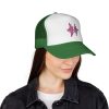 Soundwave Trucker Cap — Pink Gradient Audio Logo Mesh Hat - Thumbnail Image 4