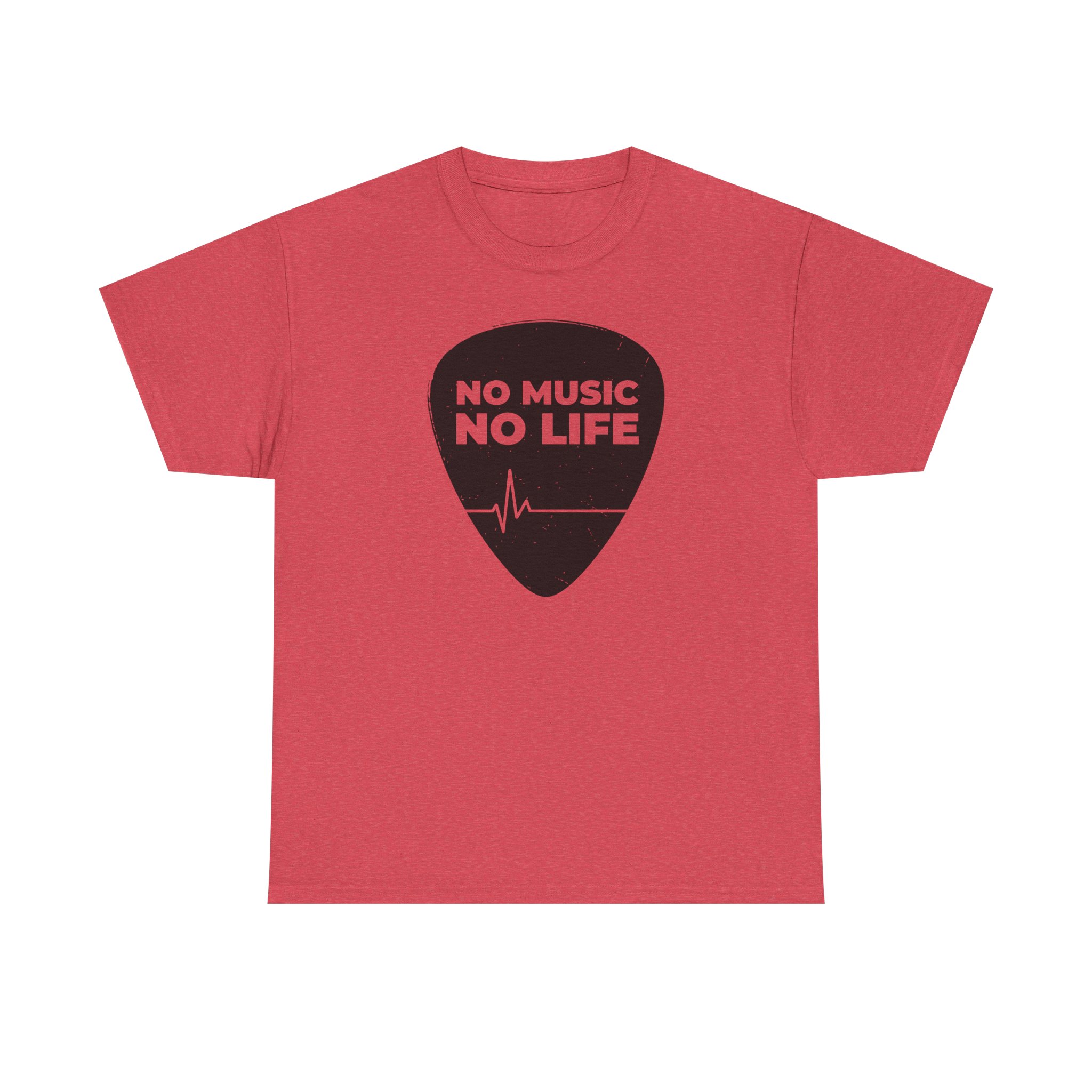 Music Lover Unisex Tee - "No Music No Life" Graphic T-Shirt - Image 49
