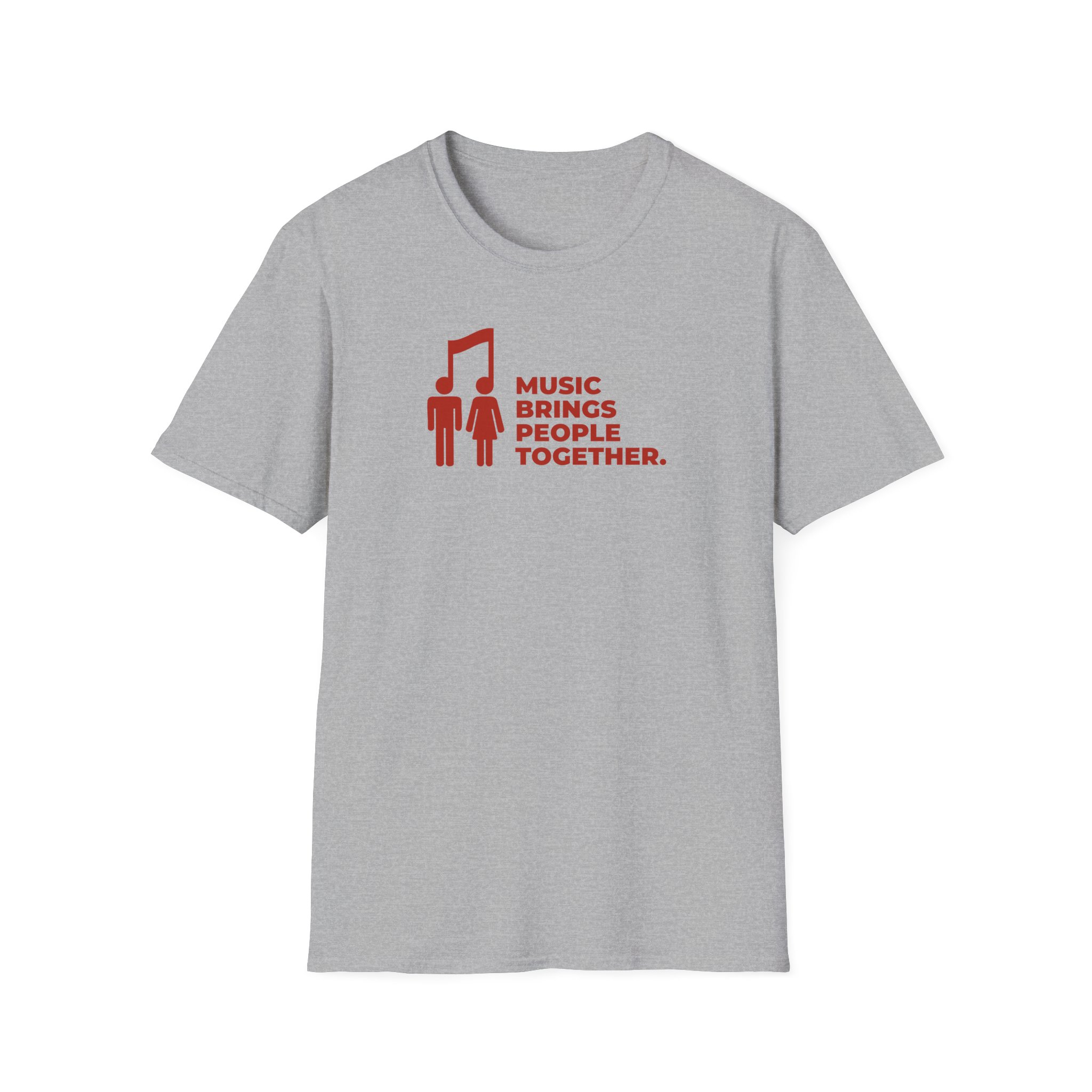 Music Brings People Together Unisex Softstyle T-Shirt - Image 17