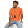 Electric Guitar Graphic T-Shirt — Red Psychedelic Music Tee - Thumbnail Image 26