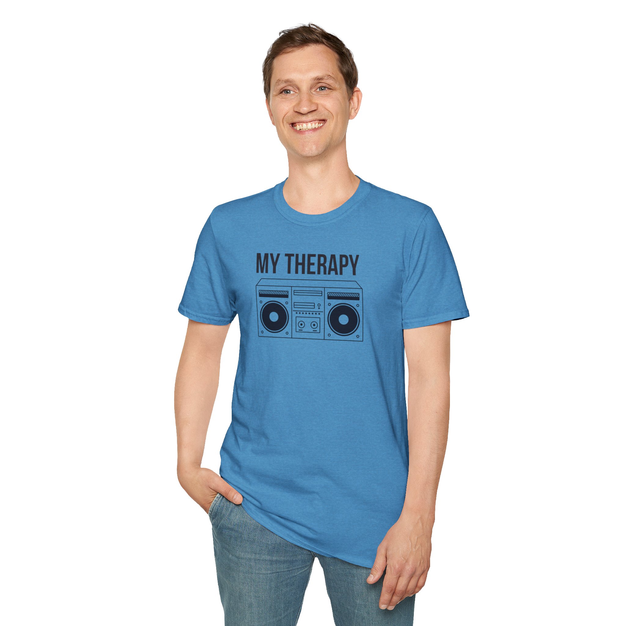 T‑Shirt — "My Therapy" Boombox Graphic Tee - Image 54