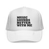 Music Vibe Trucker Cap - "Music Sounds Better With Me" - Thumbnail Image 1