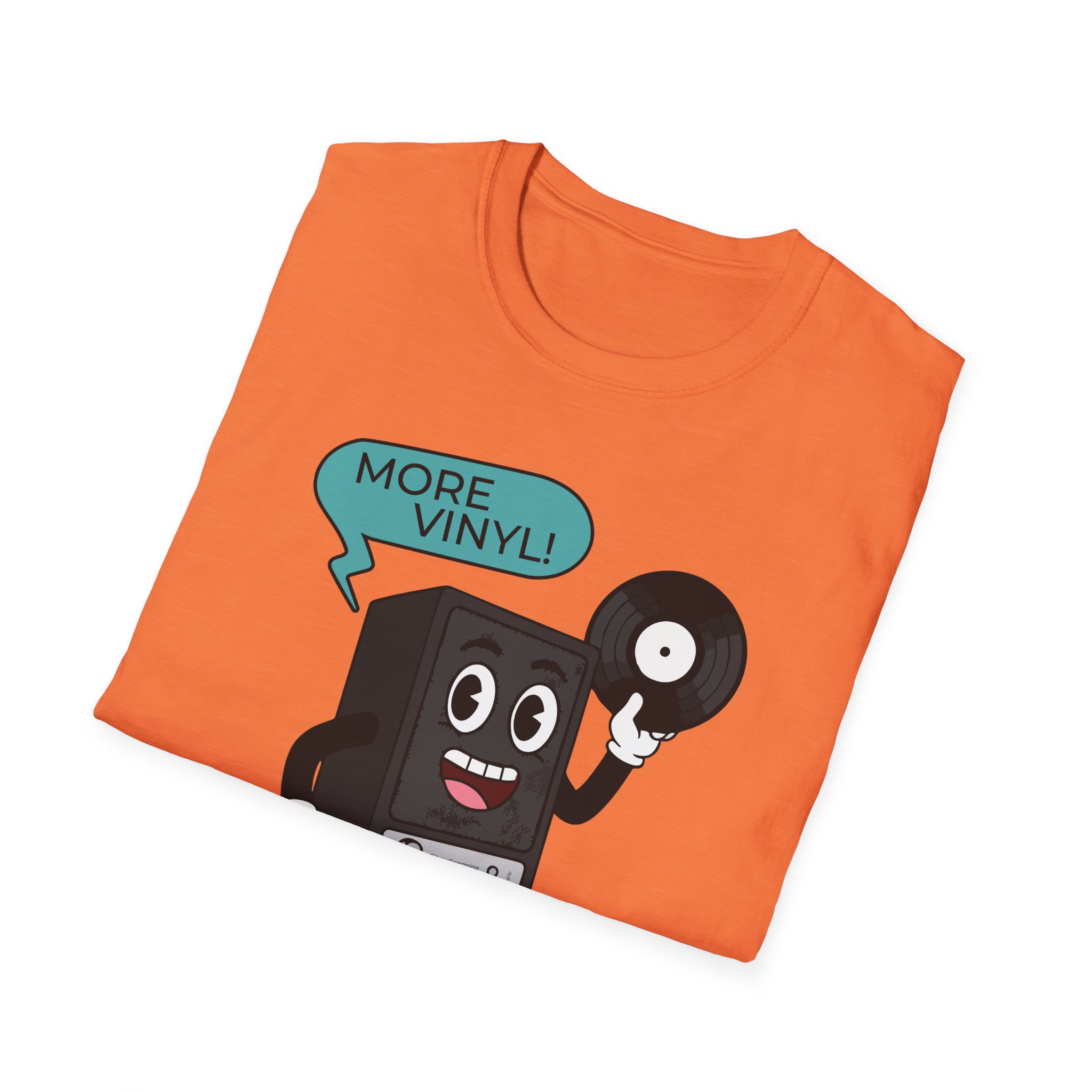 Vinyl Music Lover T-Shirt - More Vinyl Design - Image 12