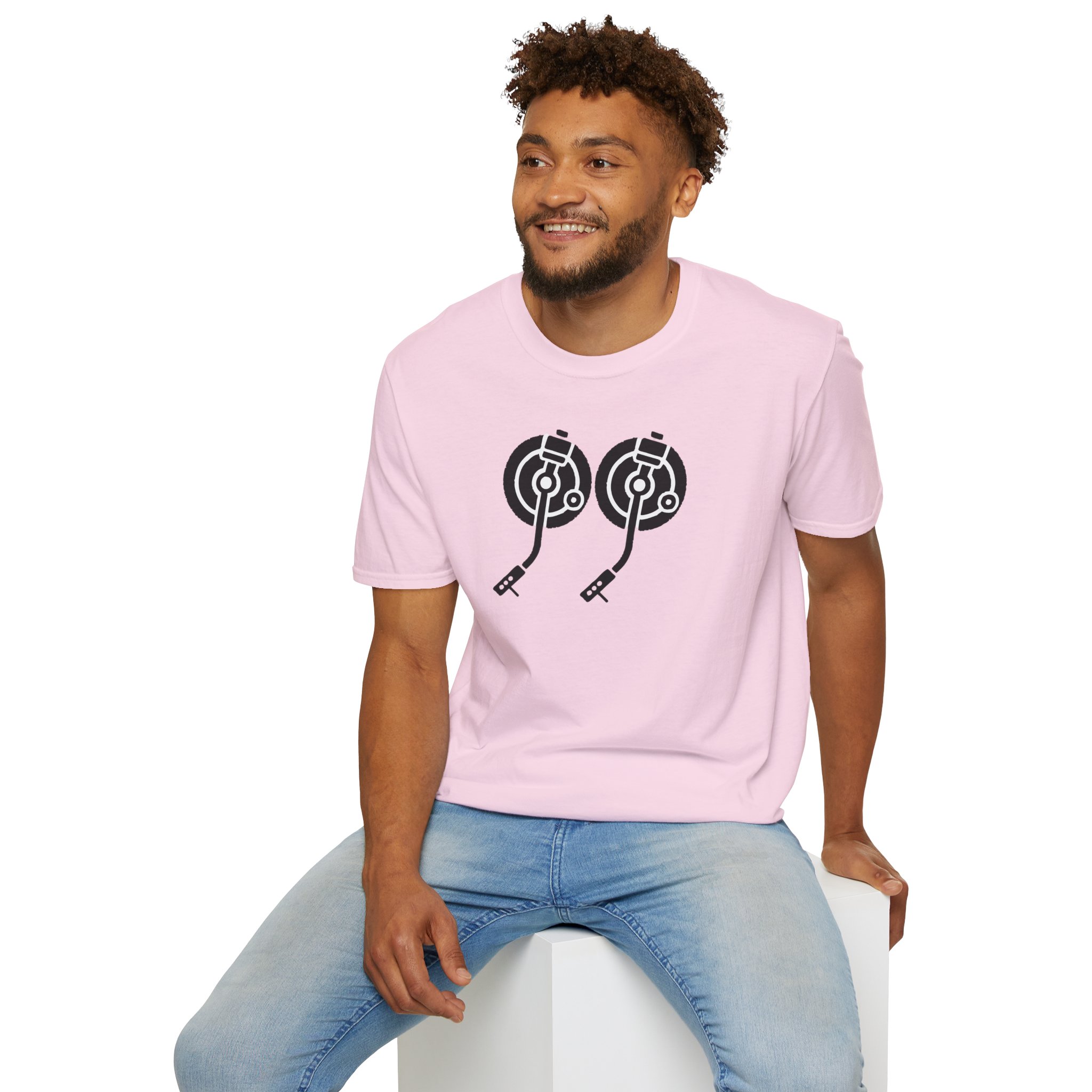 Record Player Turntable Tee — Retro DJ Vinyl Graphic T-Shirt - Image 139
